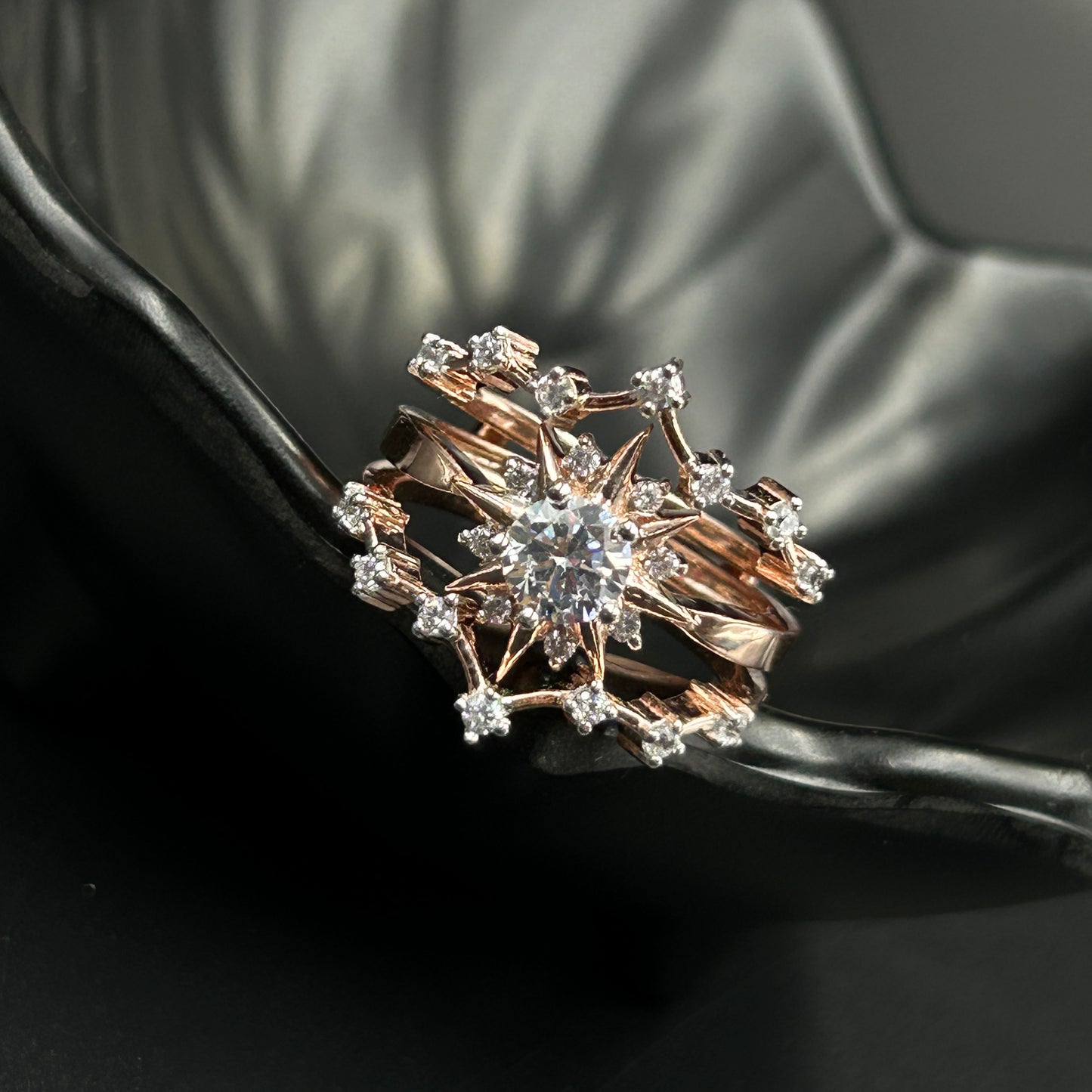Enhancer Ring Set - Rose Gold Silver Ring