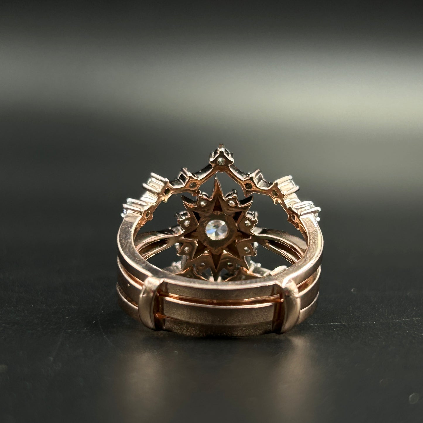 Enhancer Ring Set - Rose Gold Silver Ring