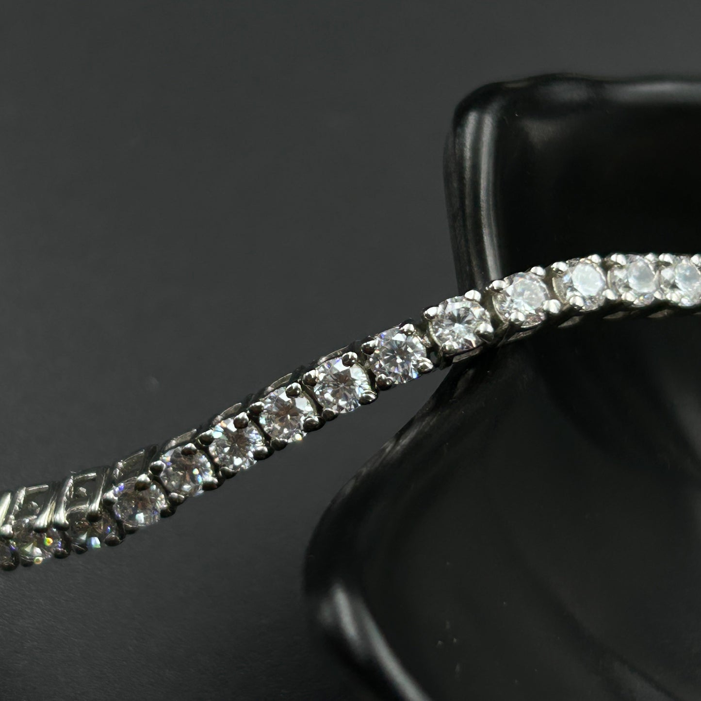 Pure Silver Solitaire Payal - Silver Anklet