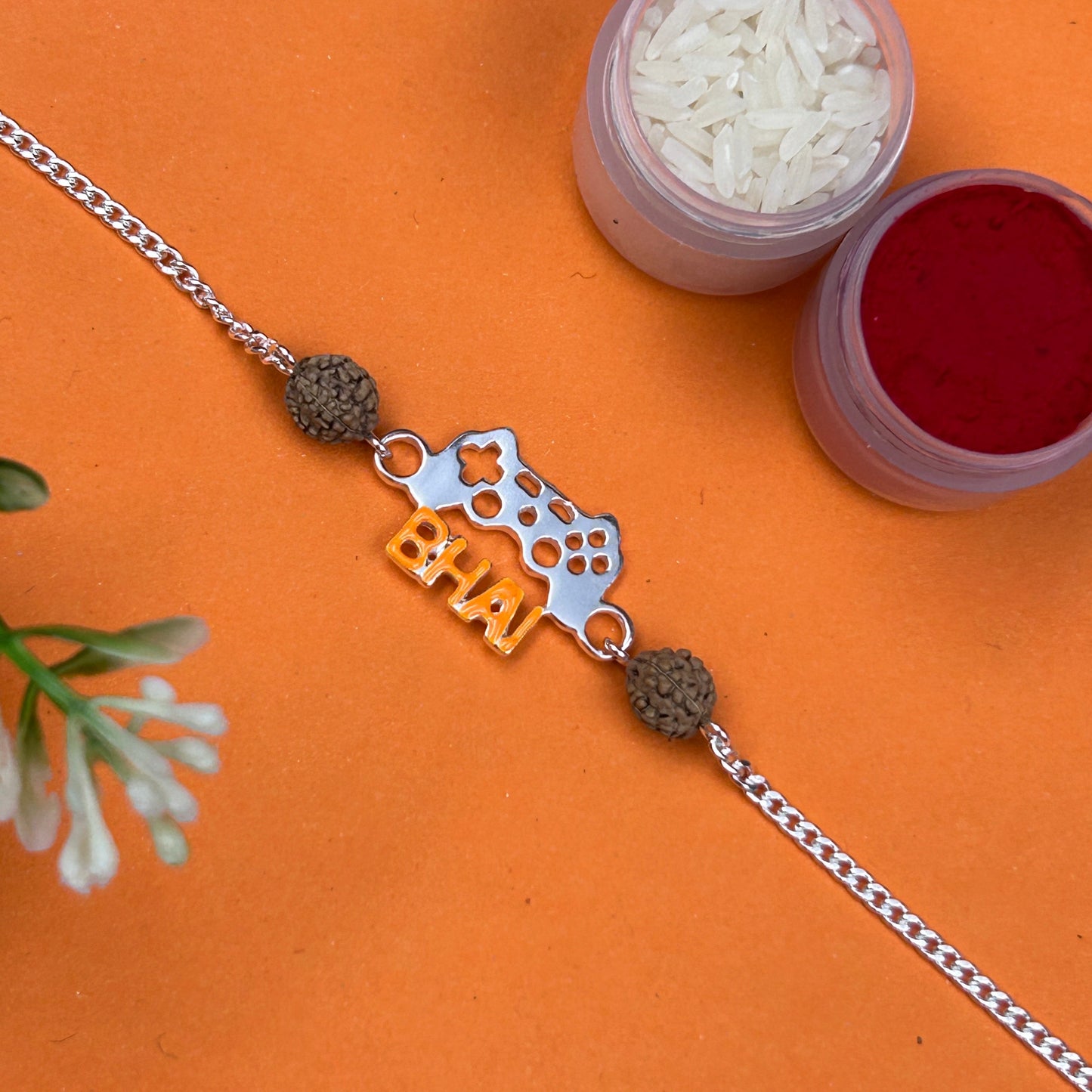 Silver Rakhi for GAMER BHAI