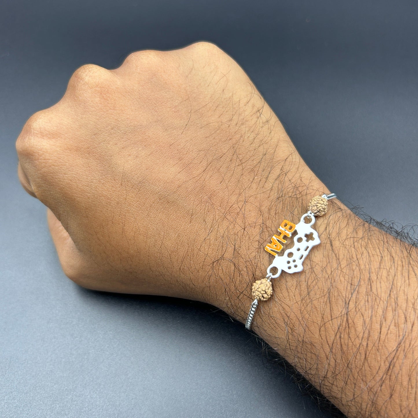 Silver Rakhi for GAMER BHAI