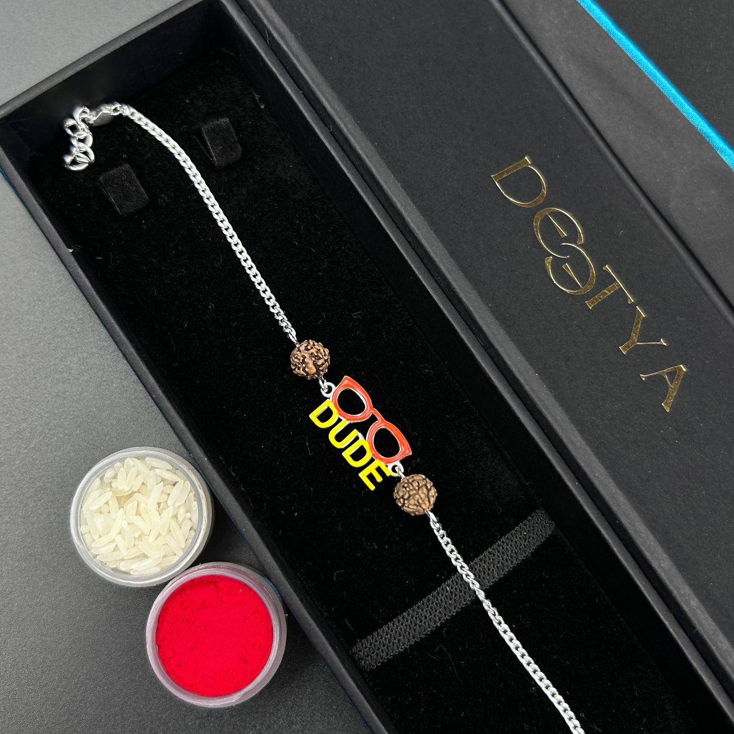 92.5 Silver Rakhi - DUDE Rakhi