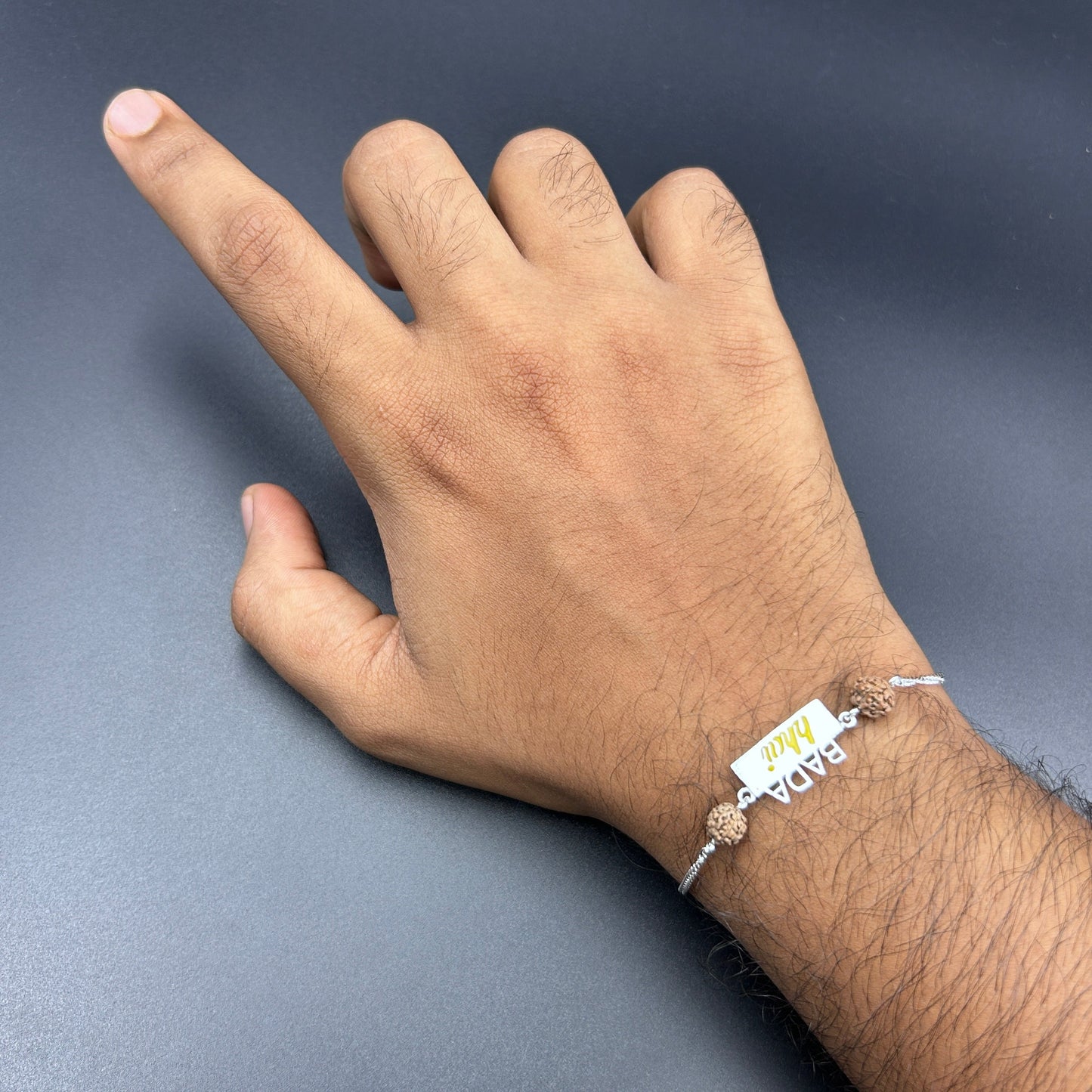 BADA BHAI Rakhi - Silver Rakhi