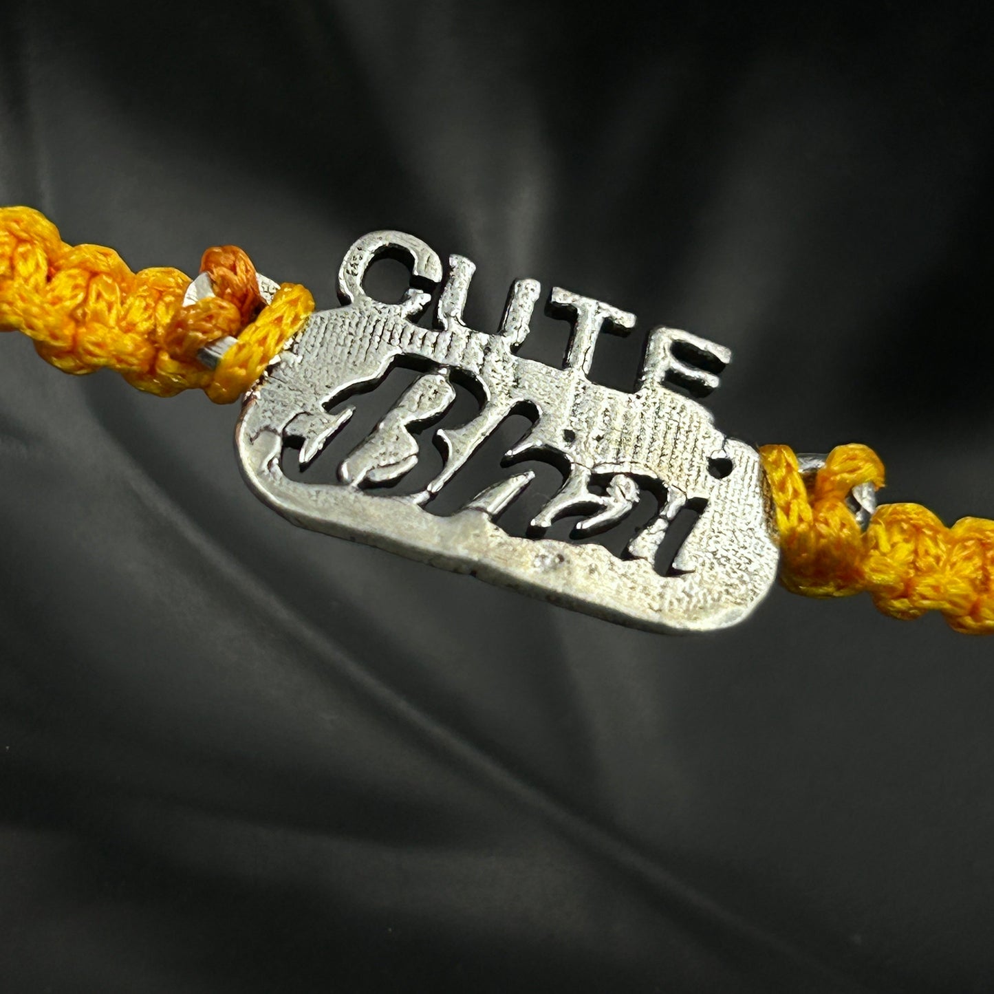 Pure Silver CUTE BHAI Thread Rakhi