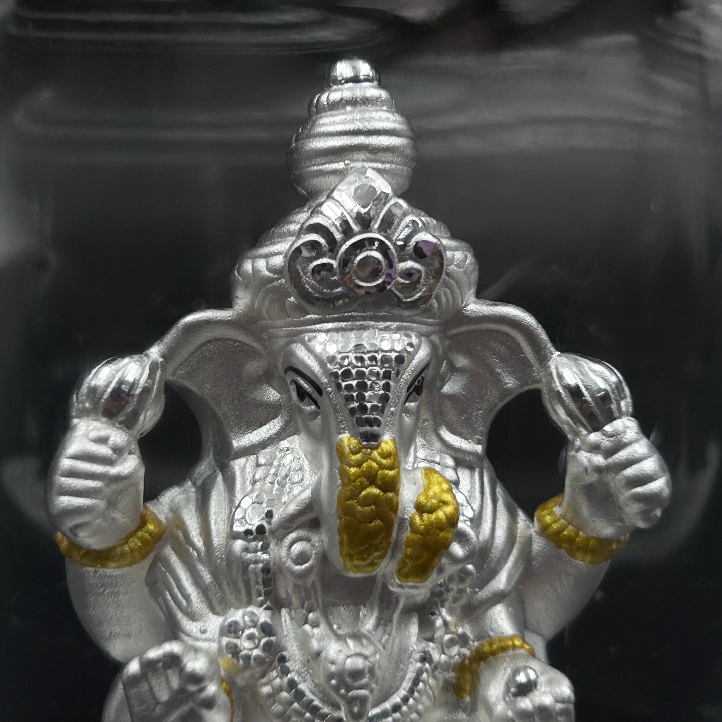 Ganpanti Bappa Pure 999 Silver Murti