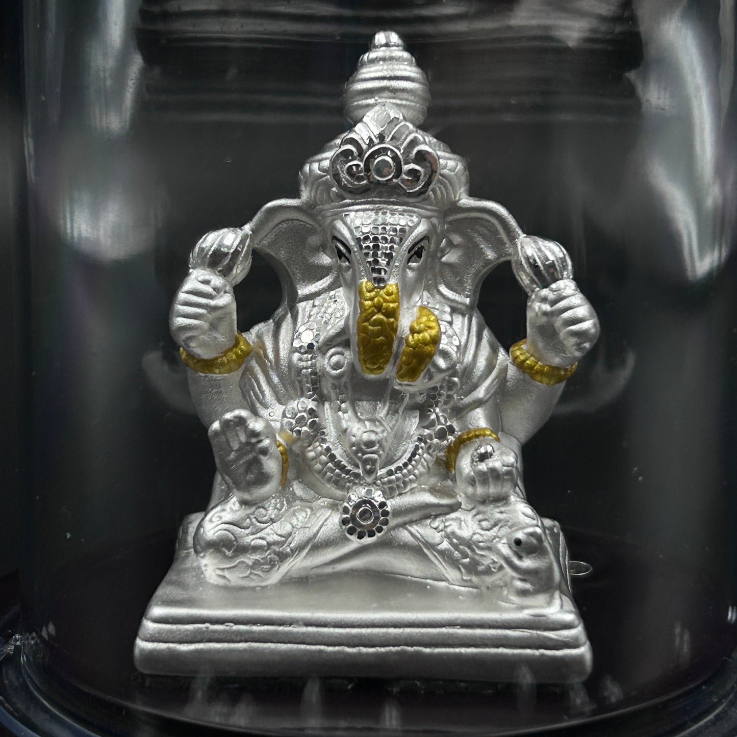 Ganpanti Bappa Pure 999 Silver Murti