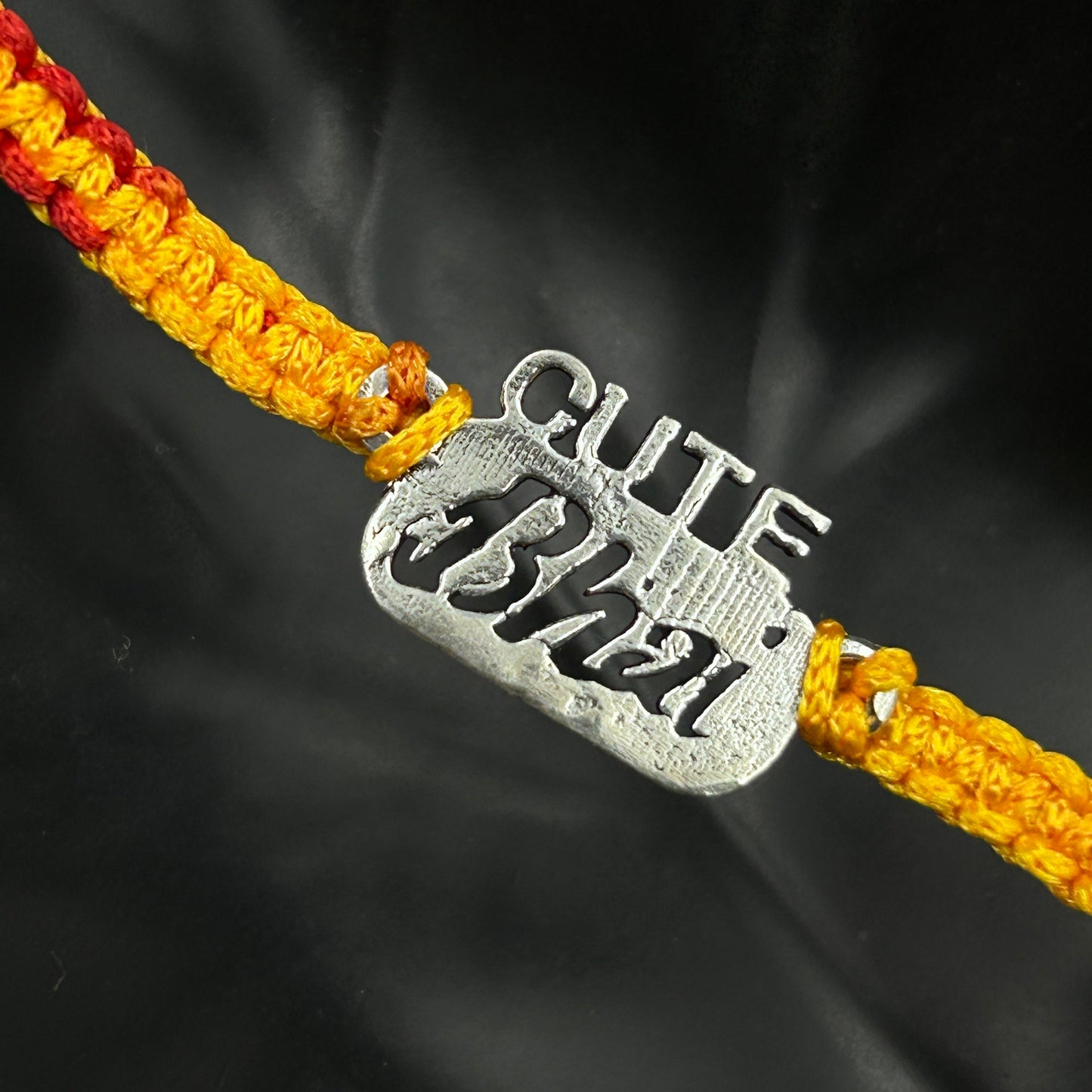 Pure Silver CUTE BHAI Thread Rakhi