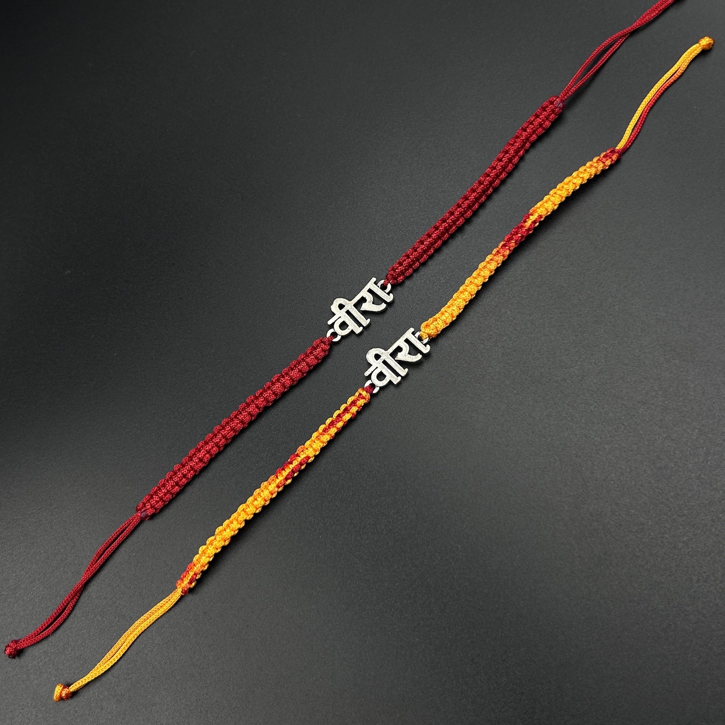 Pure Silver VEERA Thread Rakhi