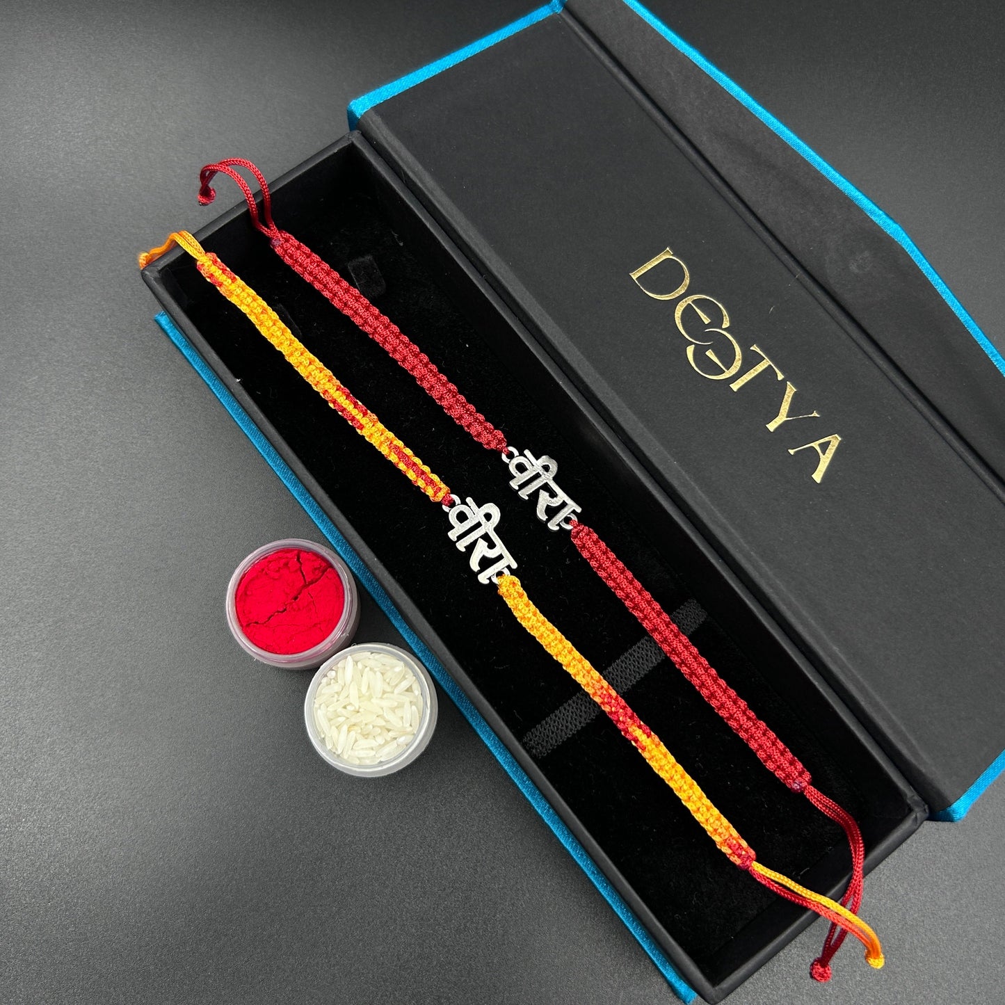 Pure Silver VEERA Thread Rakhi