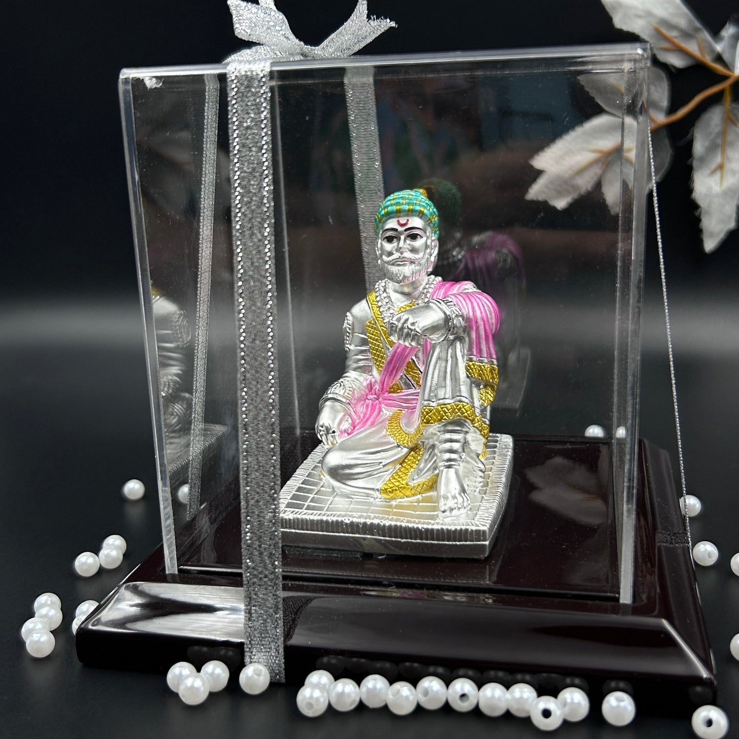 Shivaji Maharaj 999 Silver Murti