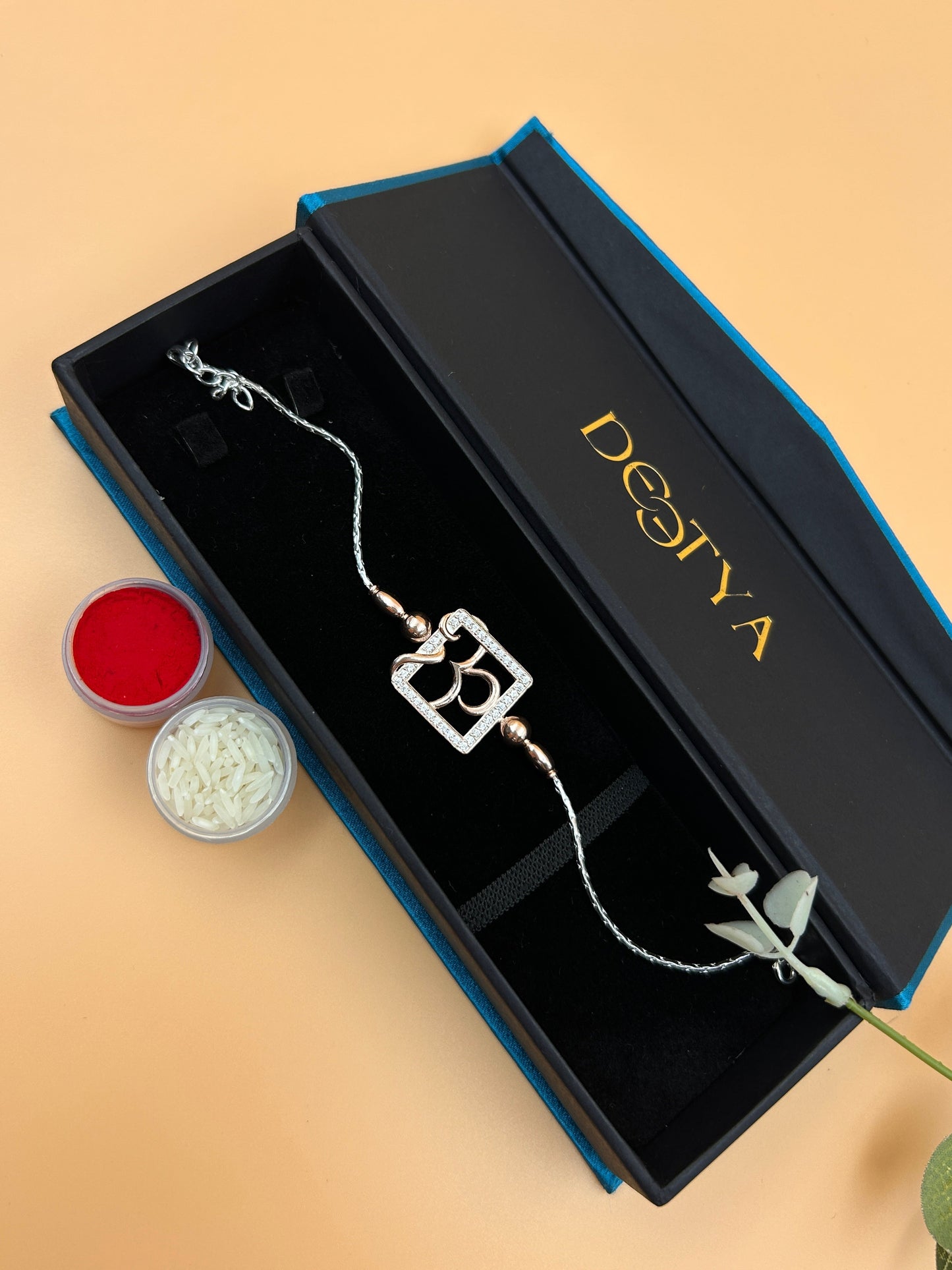 Silver Rakhi - OM Rakhi