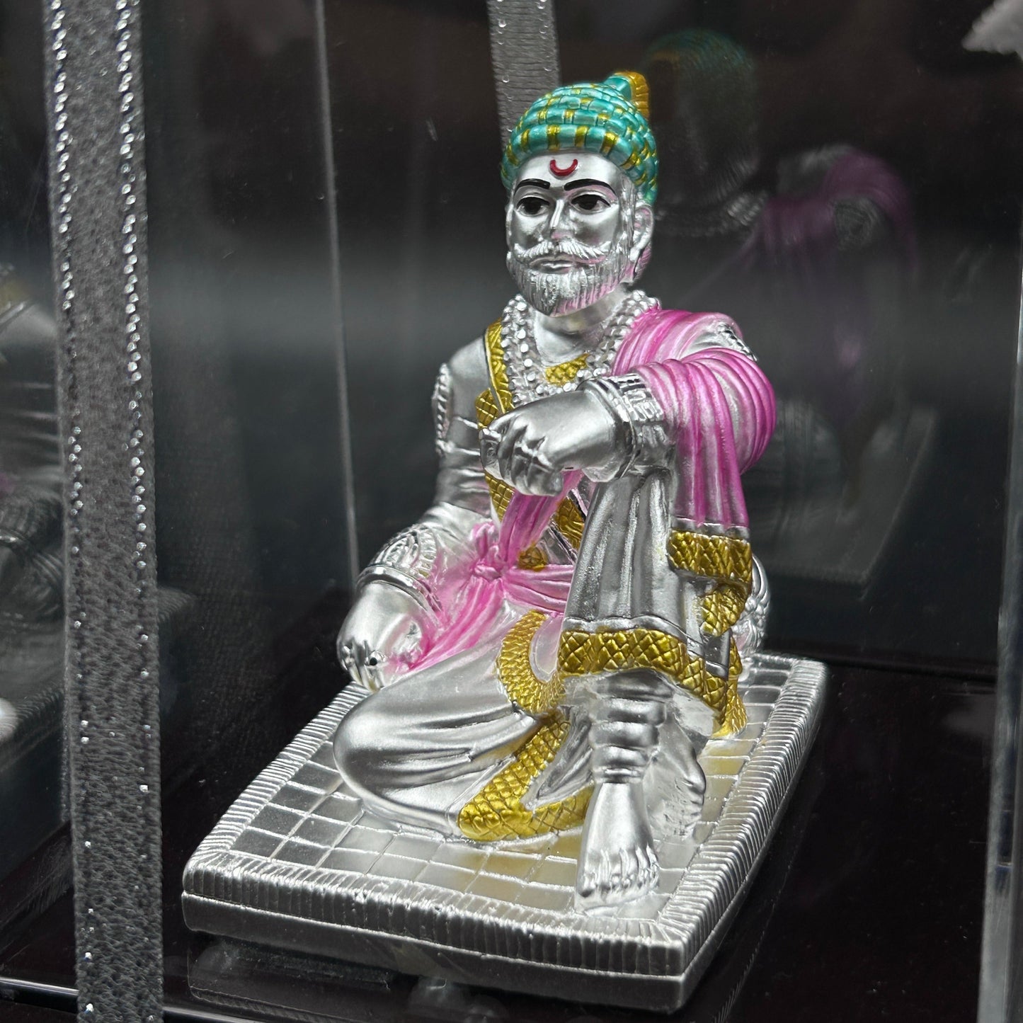 Shivaji Maharaj 999 Silver Murti