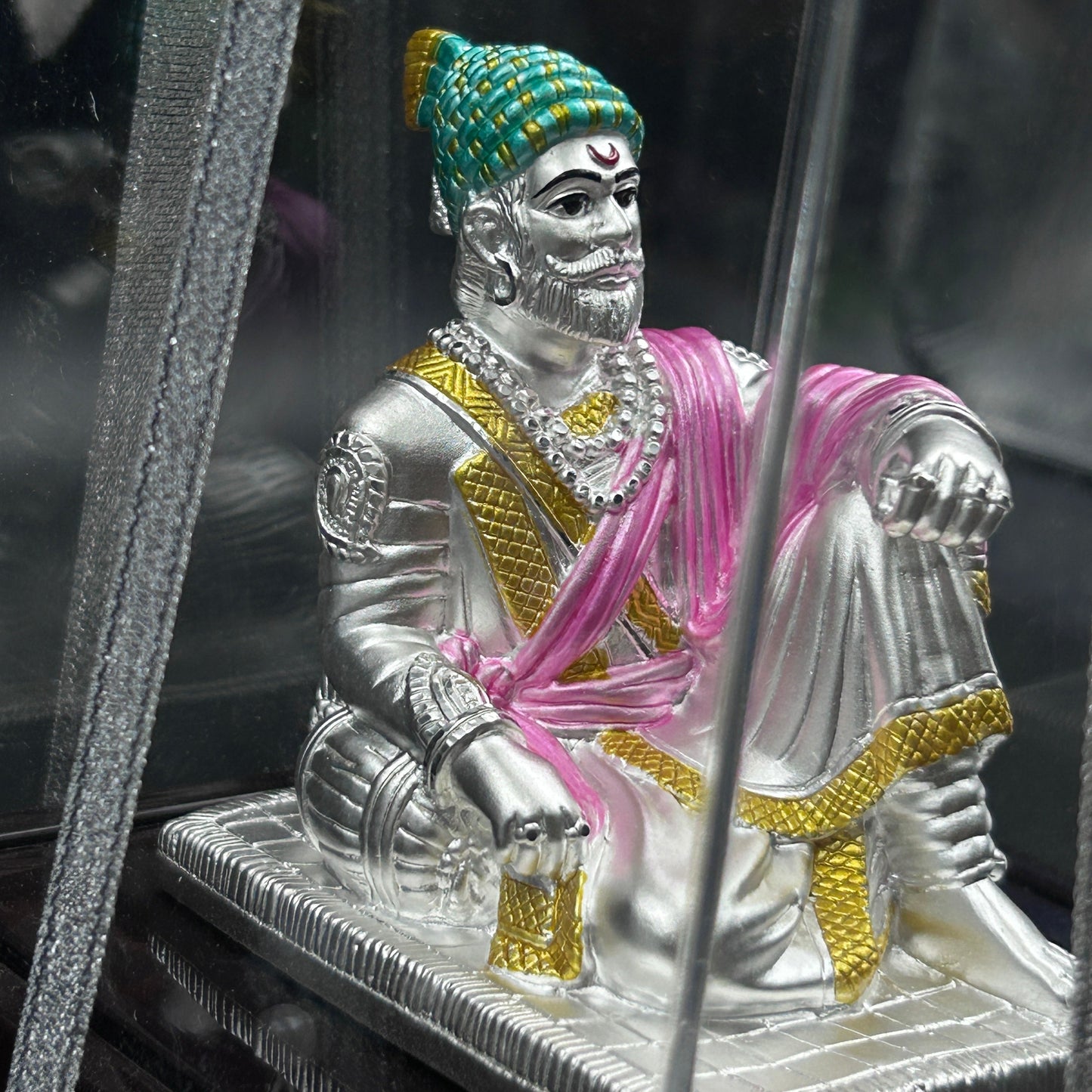 Shivaji Maharaj 999 Silver Murti