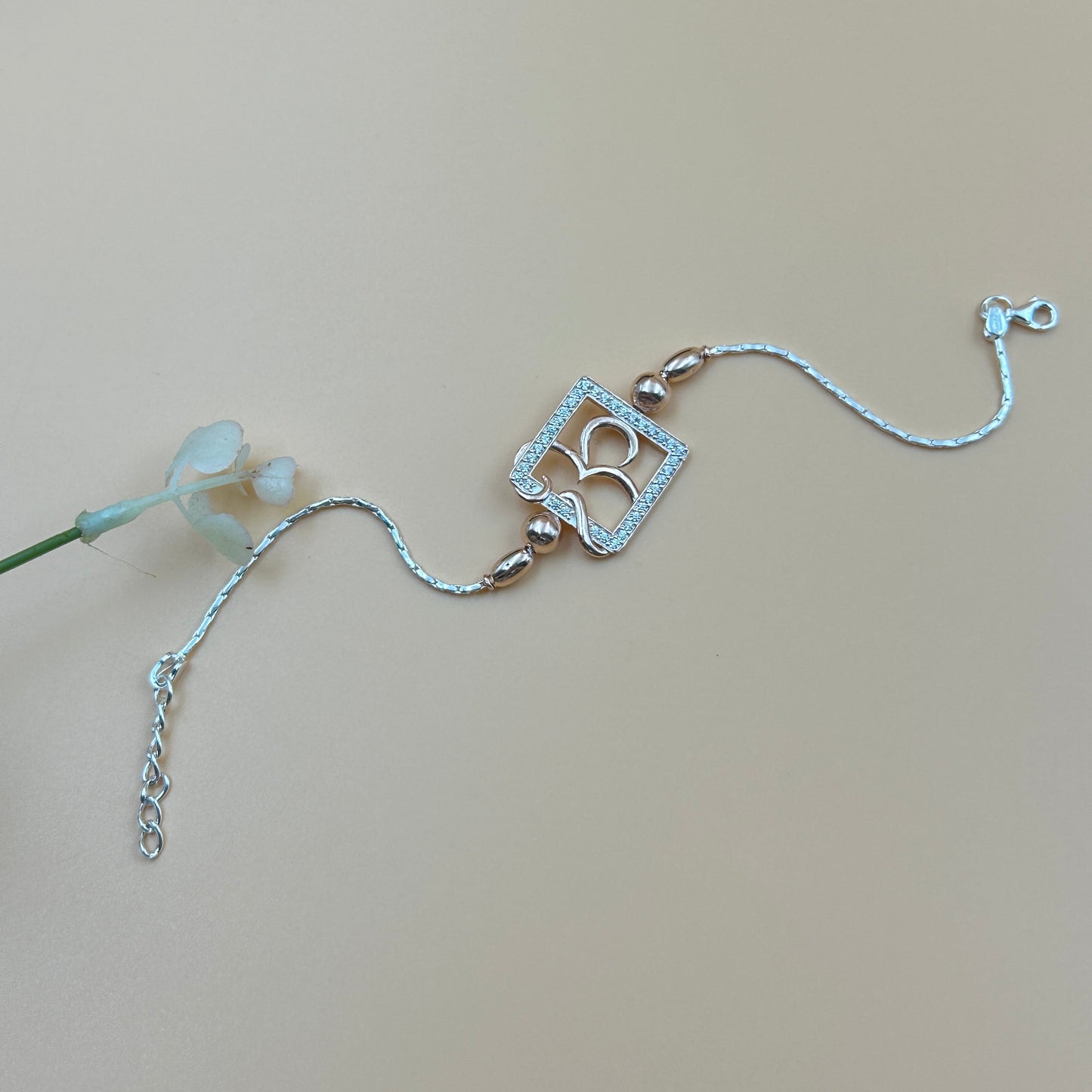 Silver Rakhi - OM Rakhi