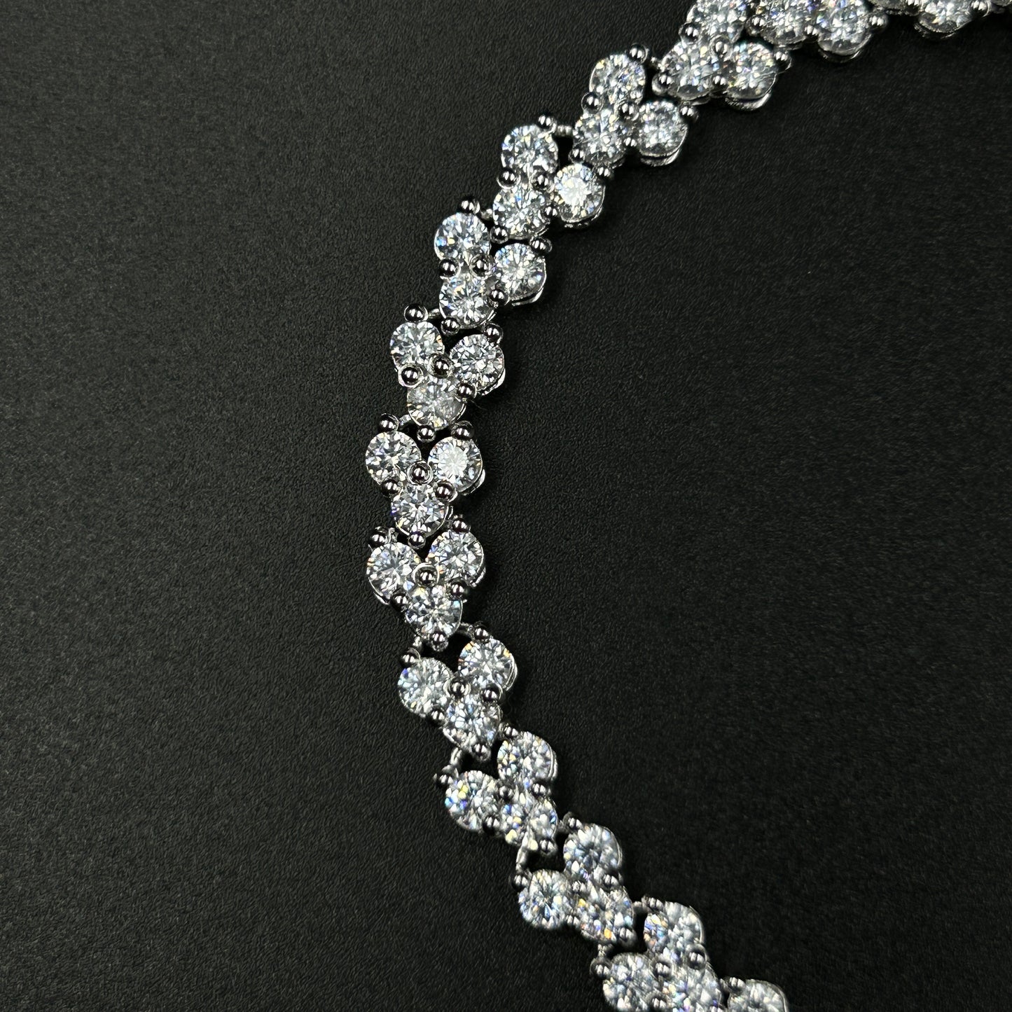 White Gold Silver Anklet