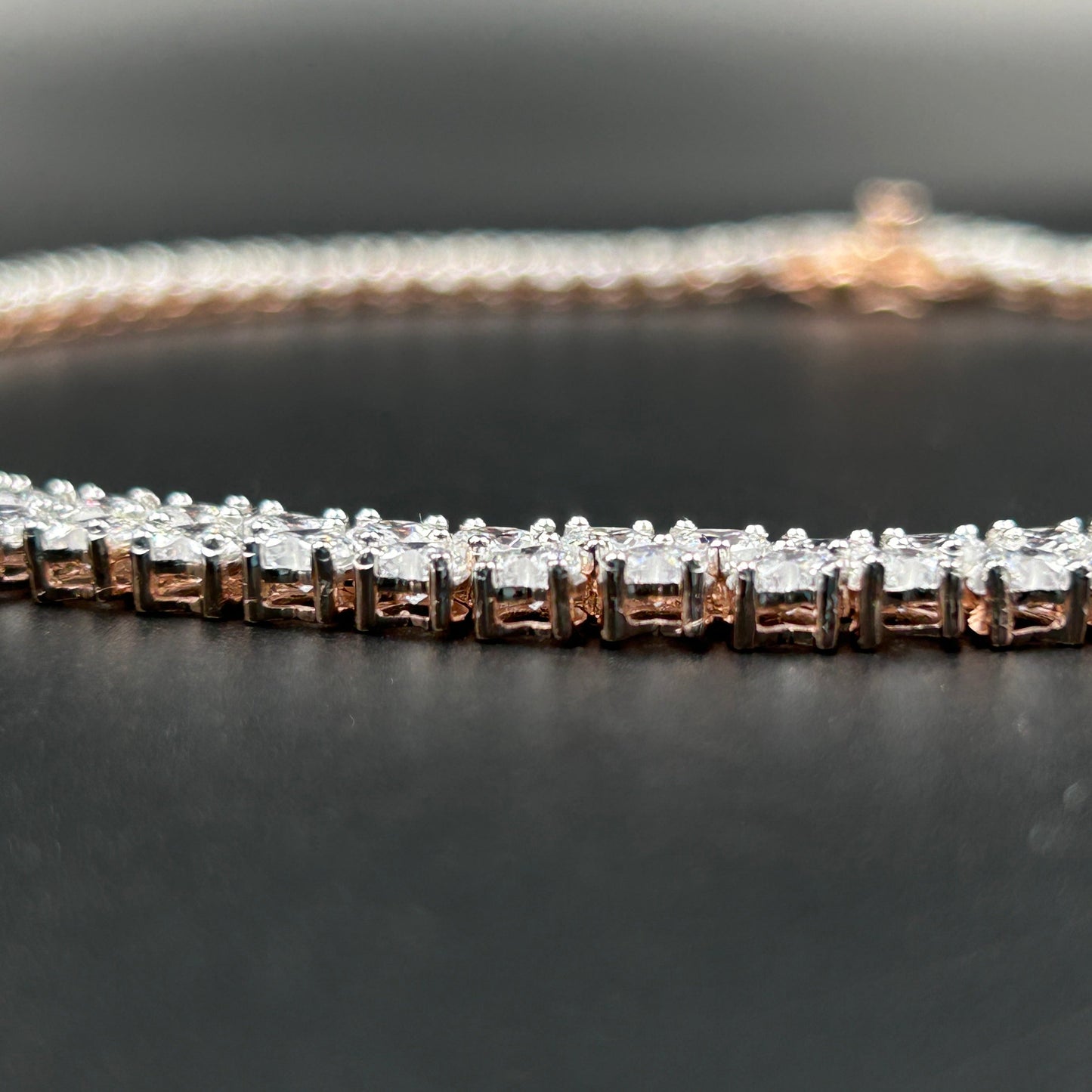 Diamond Heart Necklace - Pure  Silver