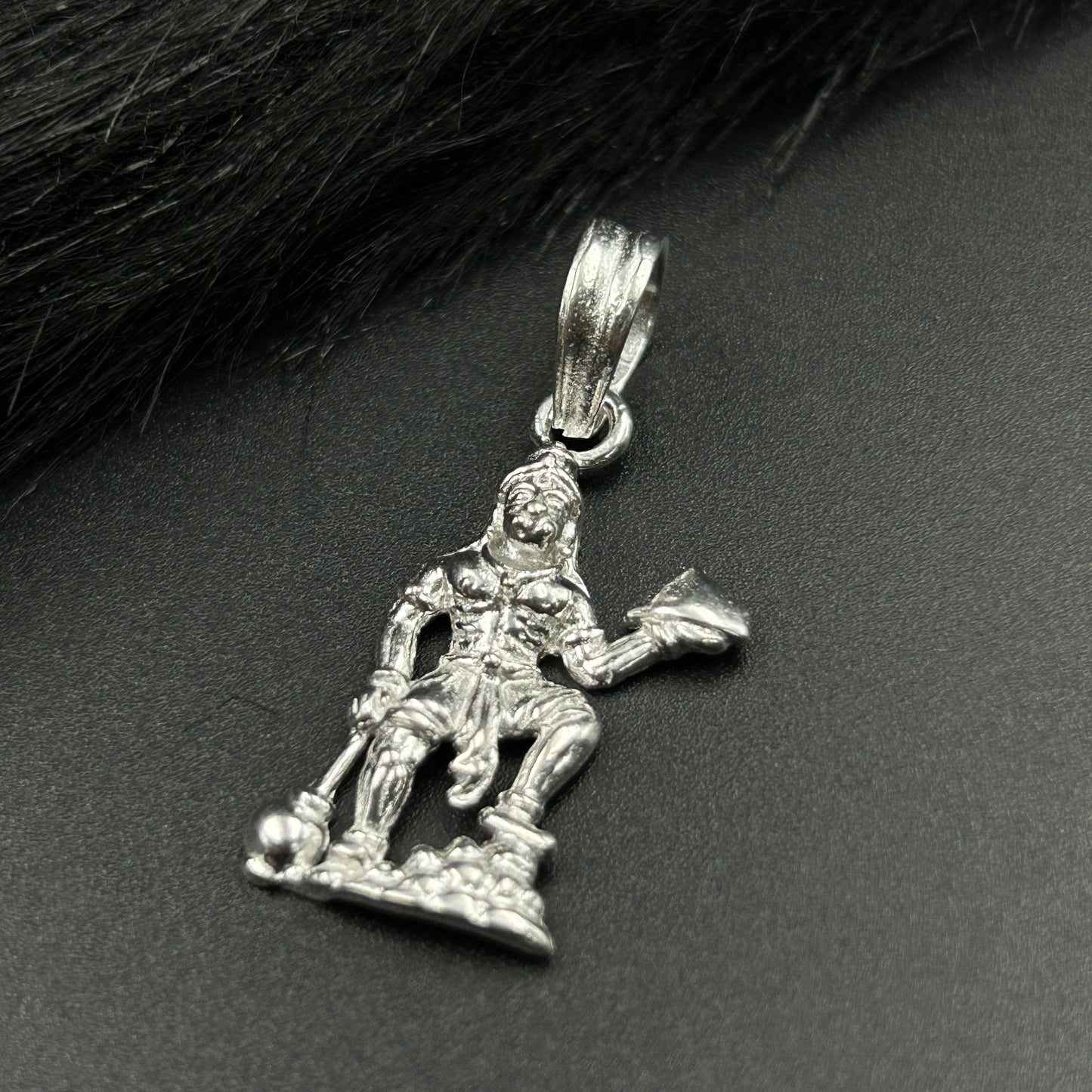 Silver Hanuman Pendant - Sterling Silver