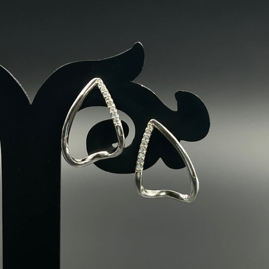 Women's Pure Silver Minimal Earring