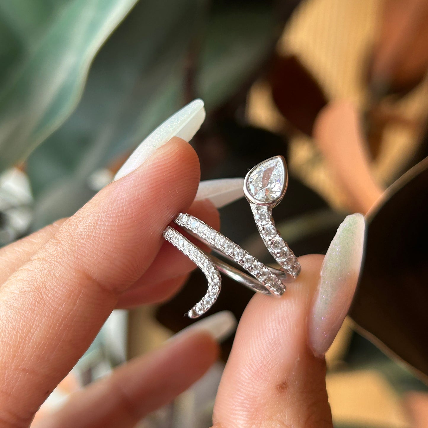 Silver Snake Ring - Women's Snake Ring