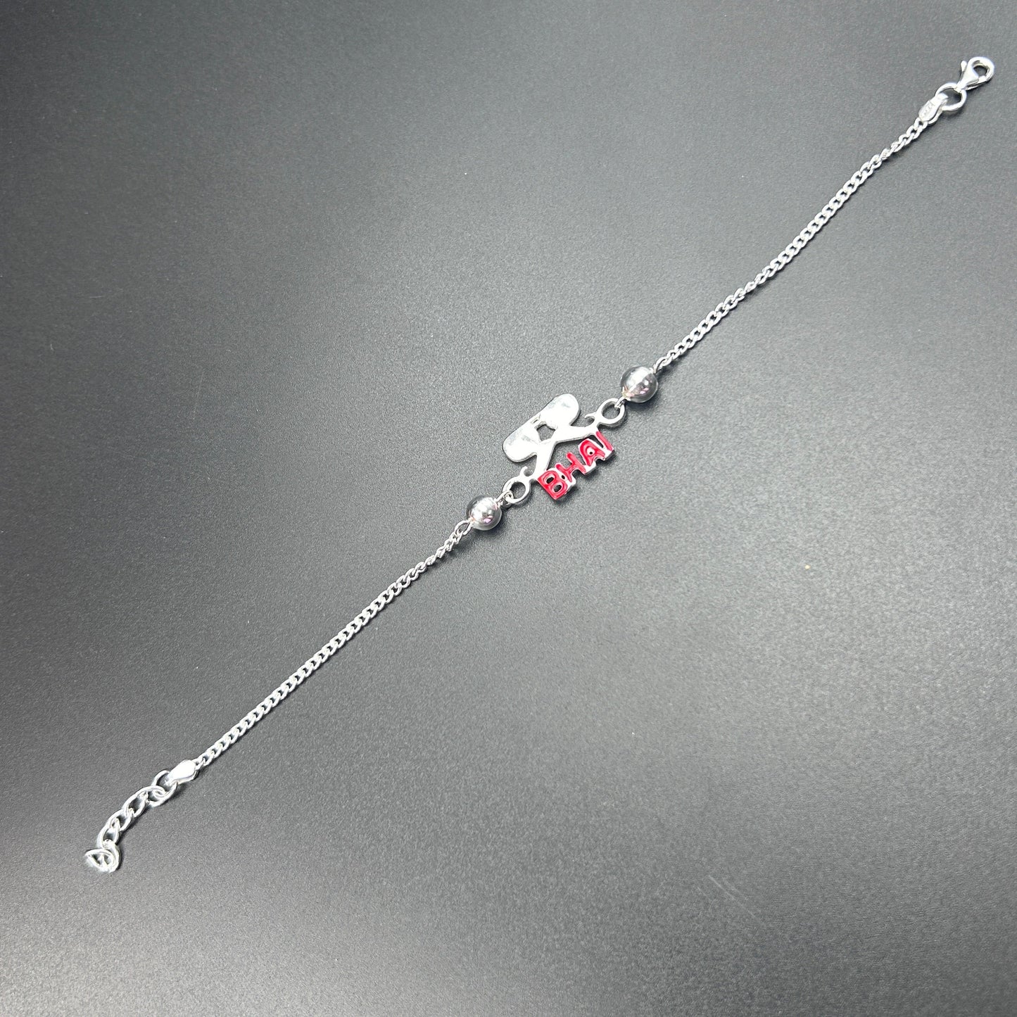Moustache BHAI Rakhi - Pure Silver Rakhi