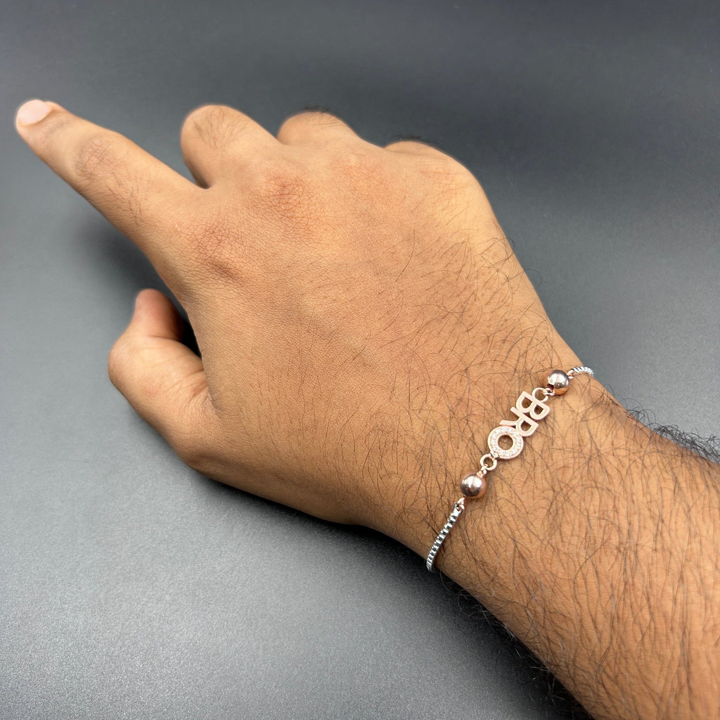 Rose Gold Rakhi - BRO rakhi