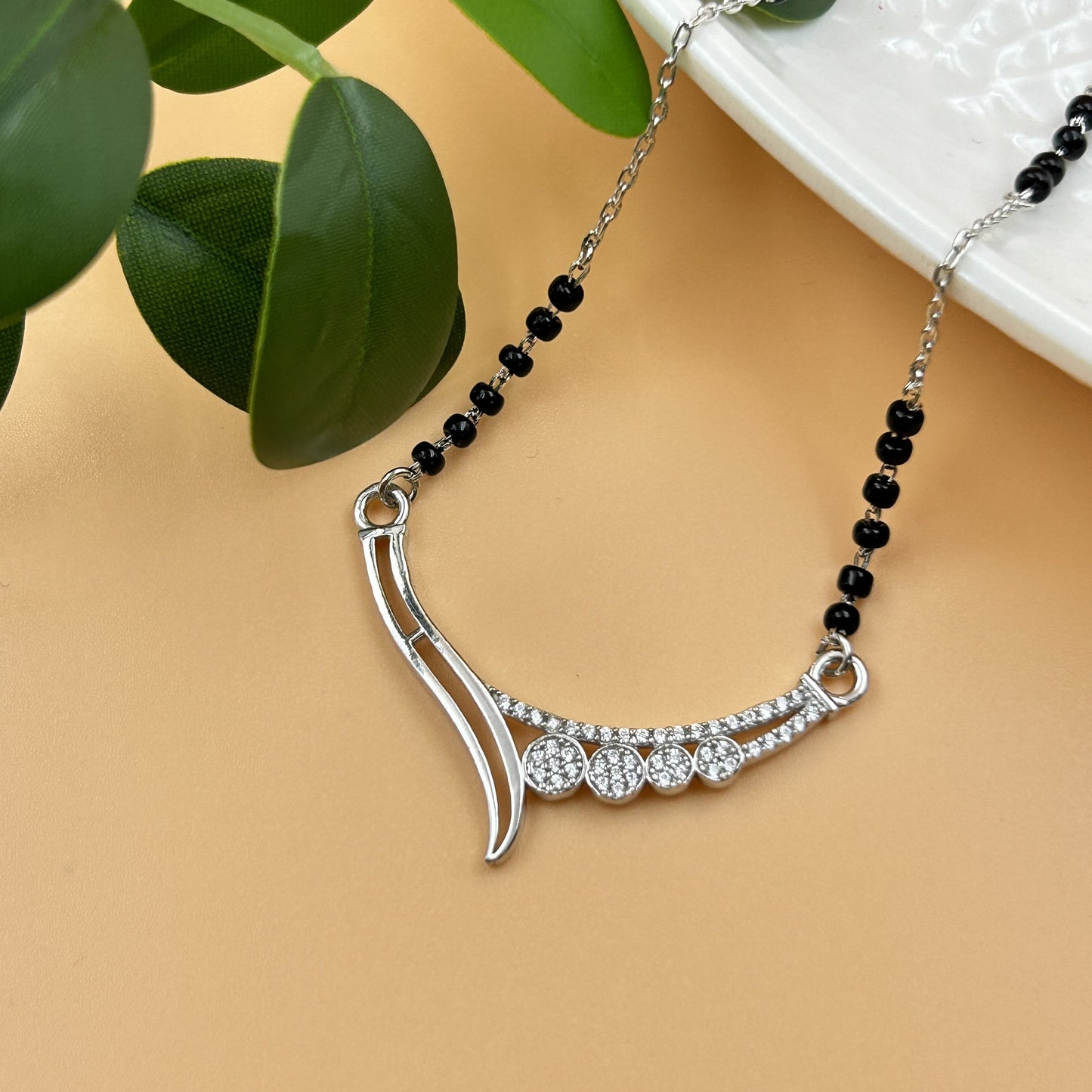 Women's Silver Mangalsutra