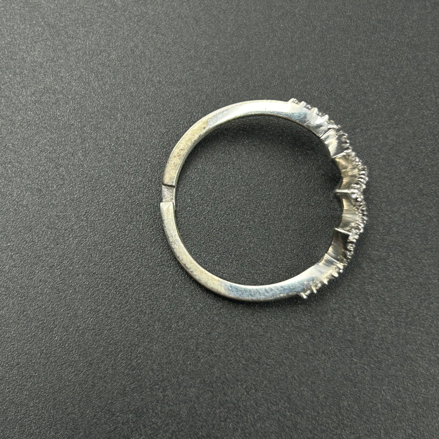 Silver Heartbeat Ring - Adjustable