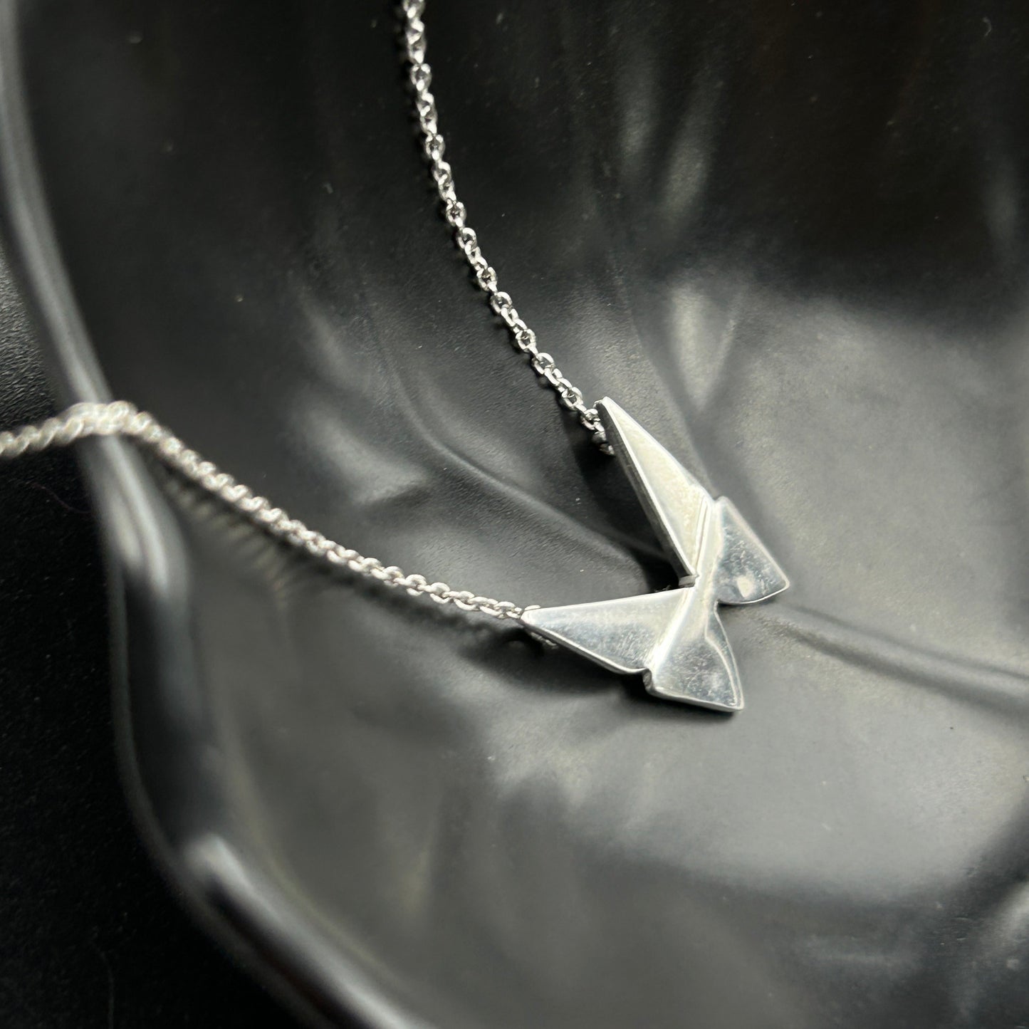 Silver Butterfly Pendant - Minimal Pendant