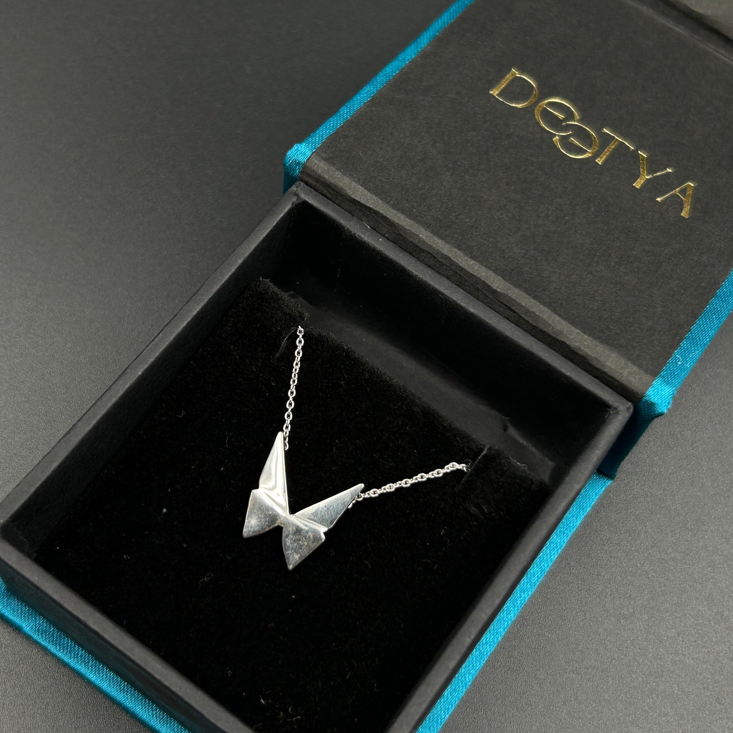 Silver Butterfly Pendant - Minimal Pendant