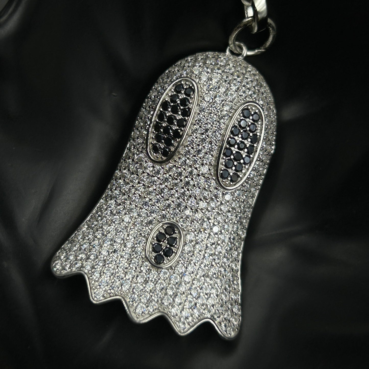 Silver GHOST Keychain - Pure Silver
