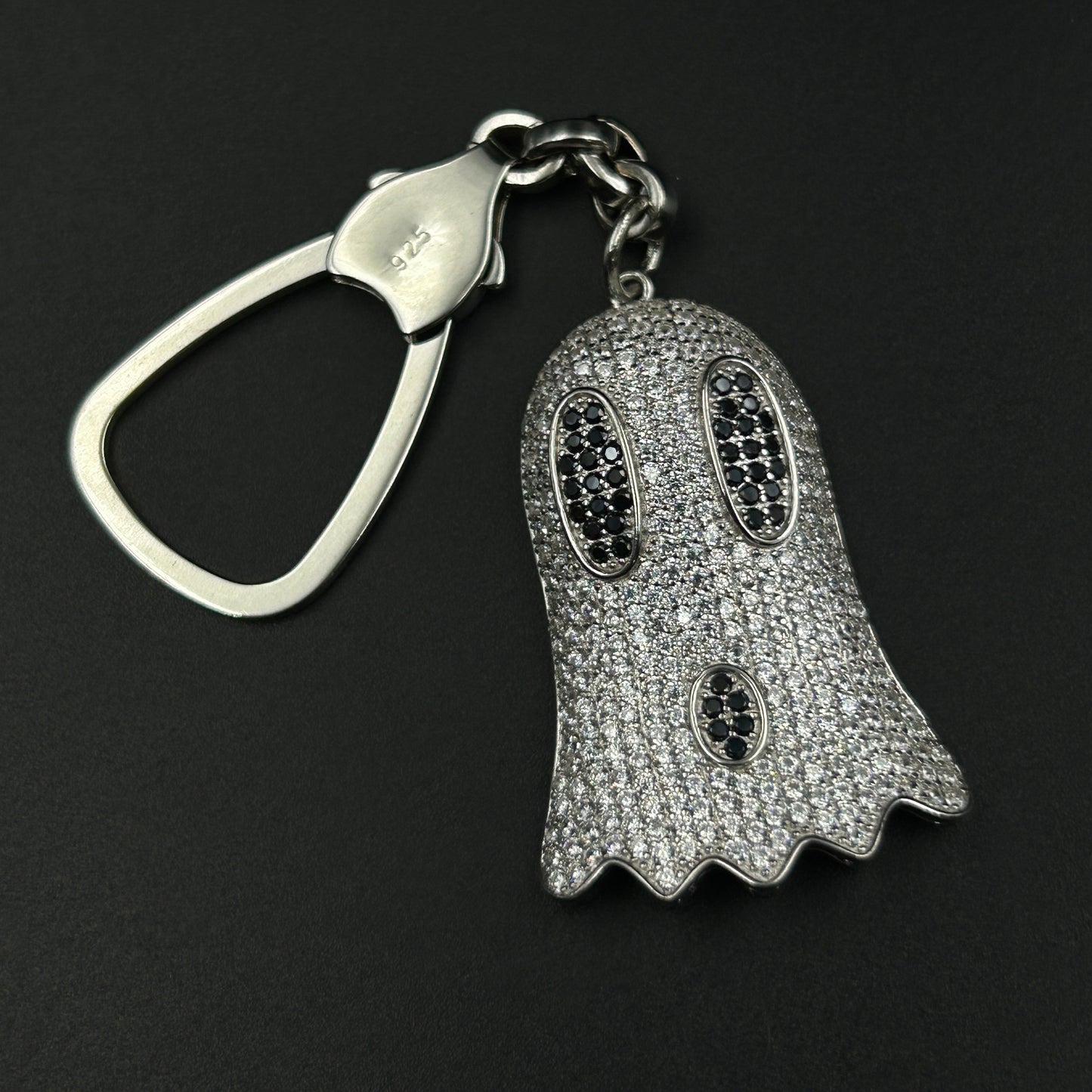 Silver GHOST Keychain - Pure Silver