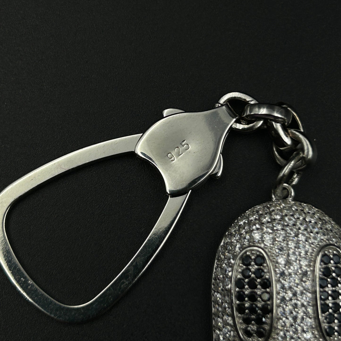 Silver GHOST Keychain - Pure Silver