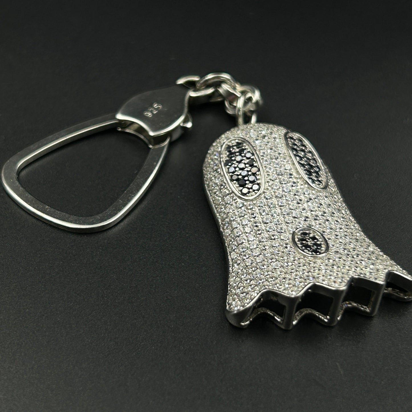 Silver GHOST Keychain - Pure Silver
