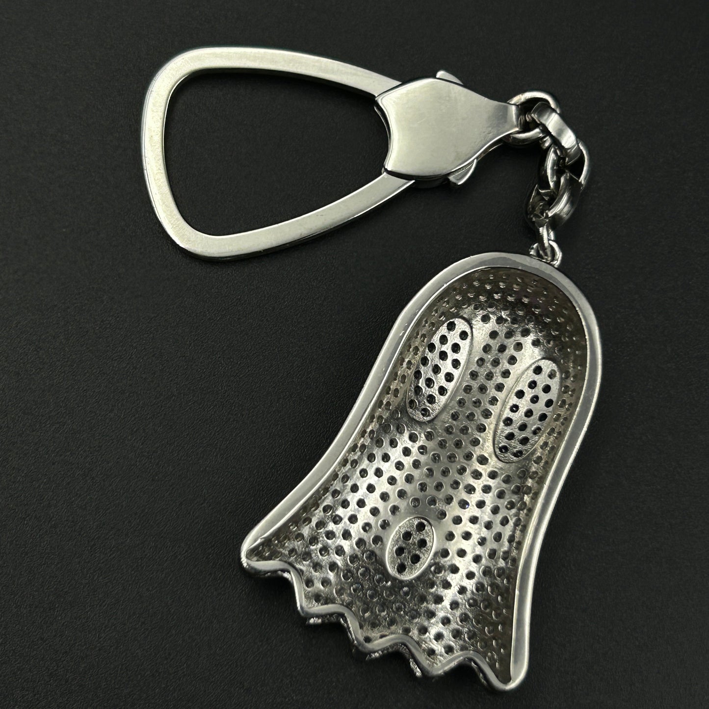 Silver GHOST Keychain - Pure Silver
