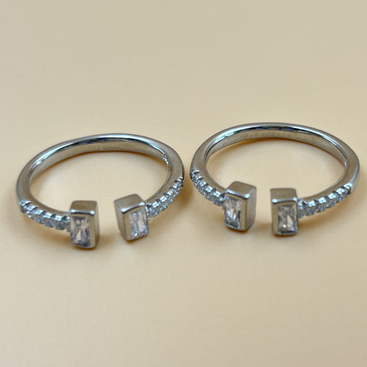 Silver Toe Ring - Adjustable Toe Rings