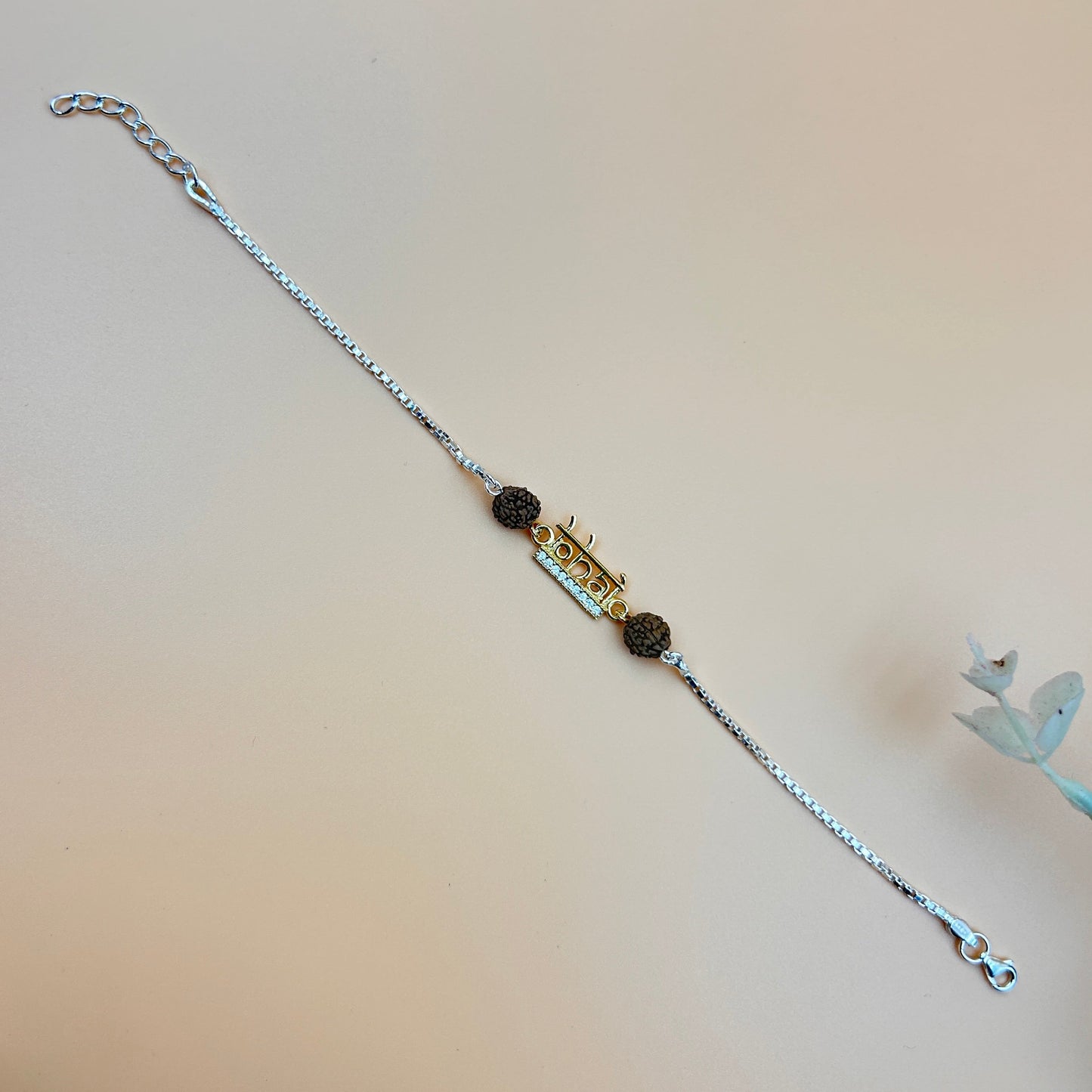 Yellow Gold Rakhi - BHAI rakhi