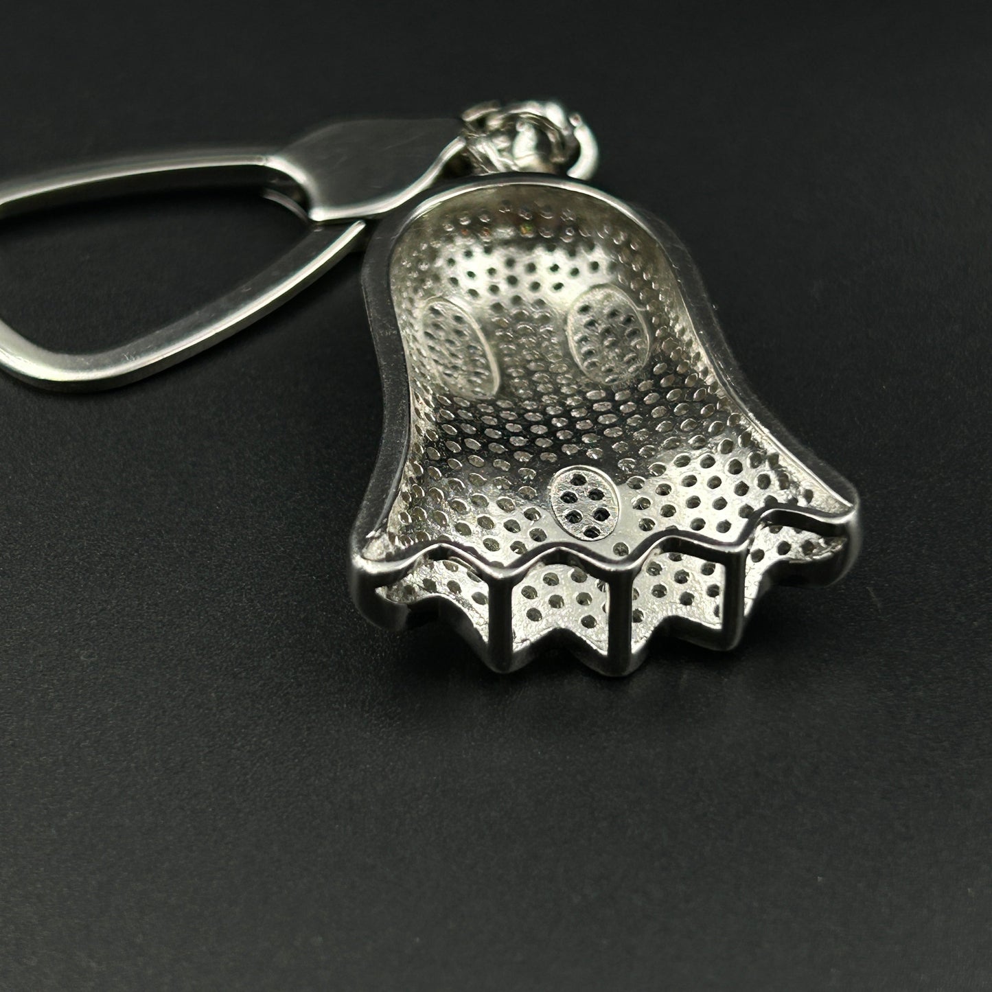 Silver GHOST Keychain - Pure Silver