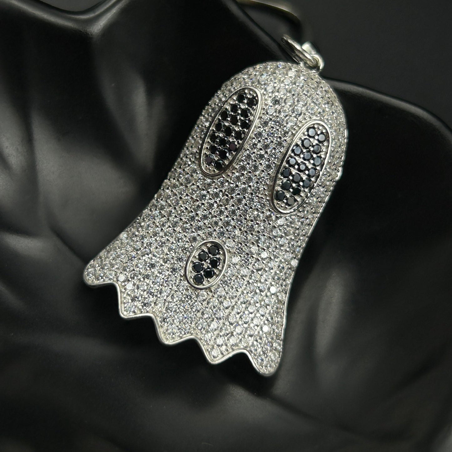 Silver GHOST Keychain - Pure Silver