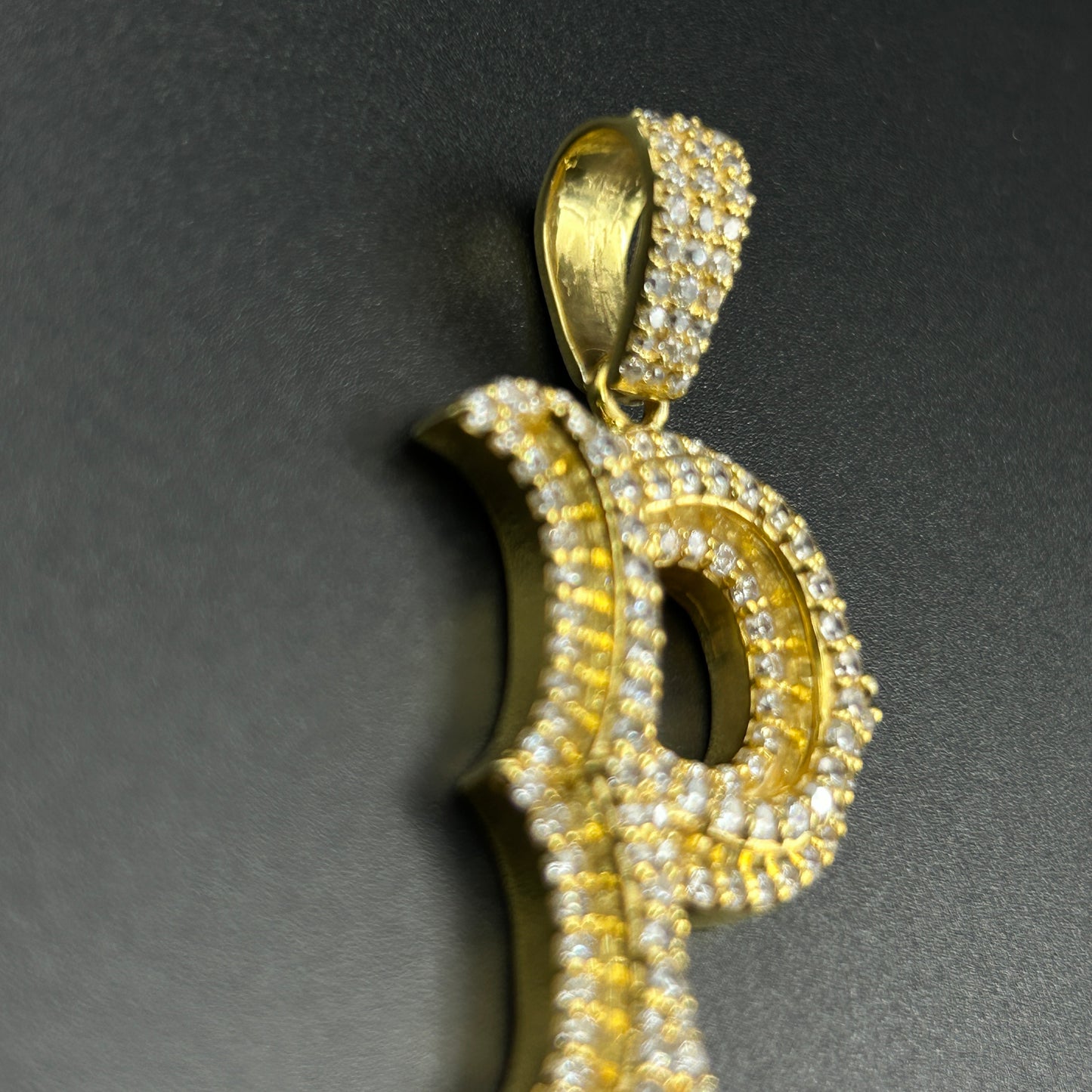 Letter P Silver Pendant