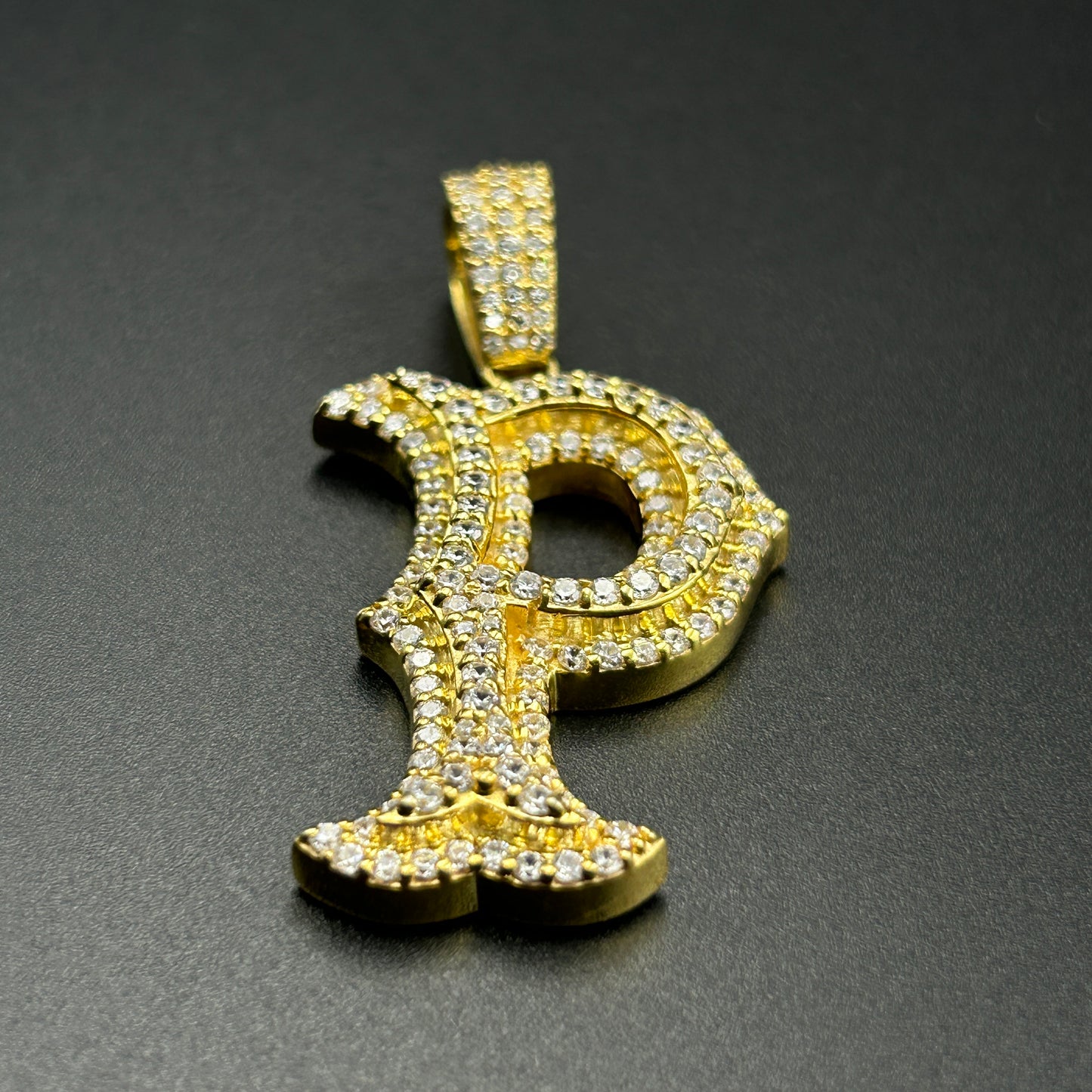 Letter P Silver Pendant