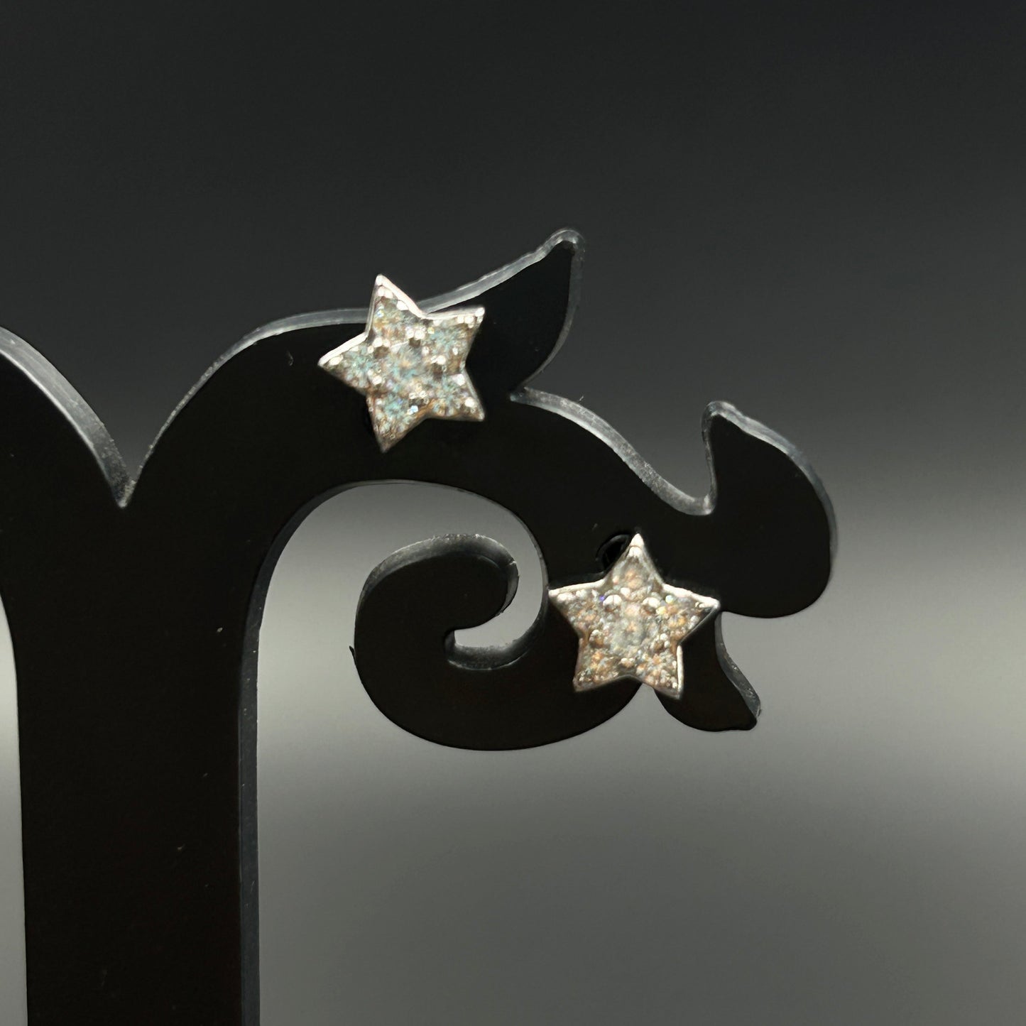 Sterling Silver STAR Stud Earrings