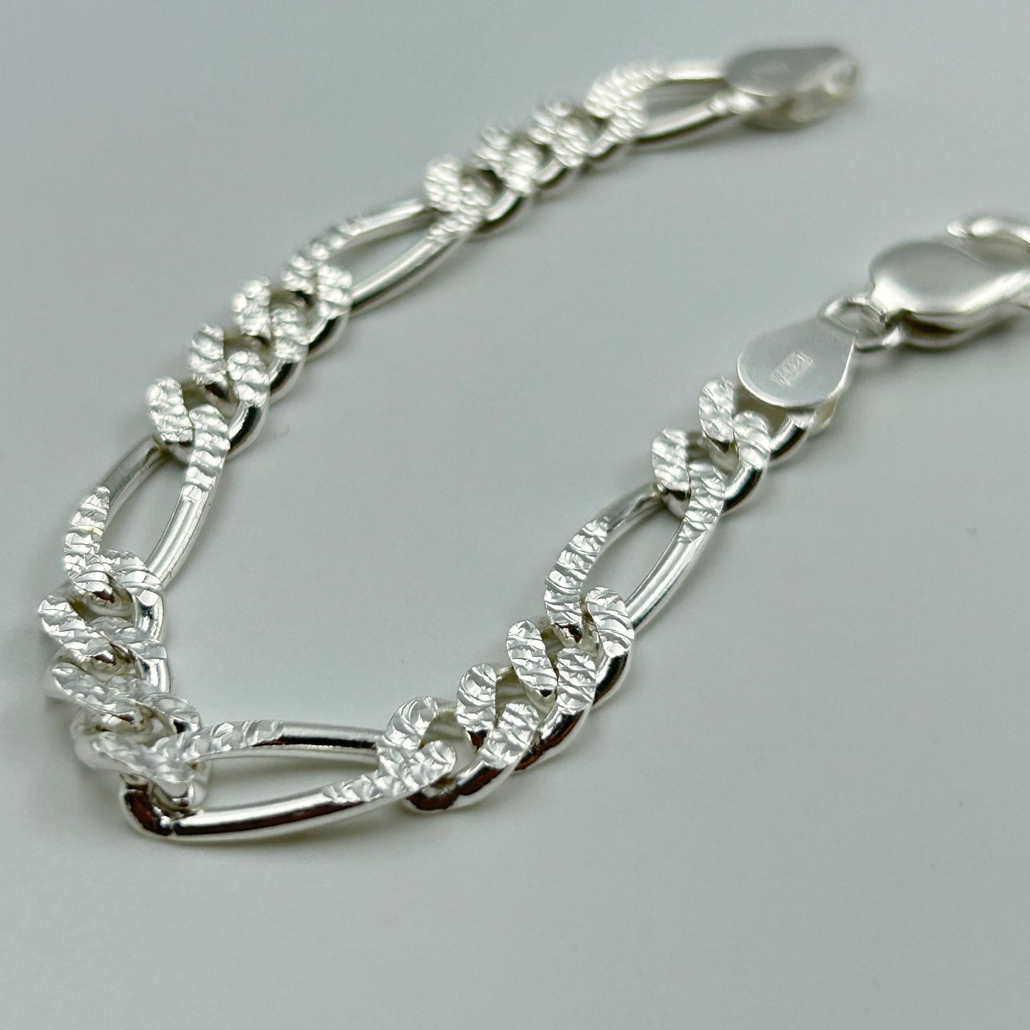 Men's Tennis Bracelet - Silver Bracelet