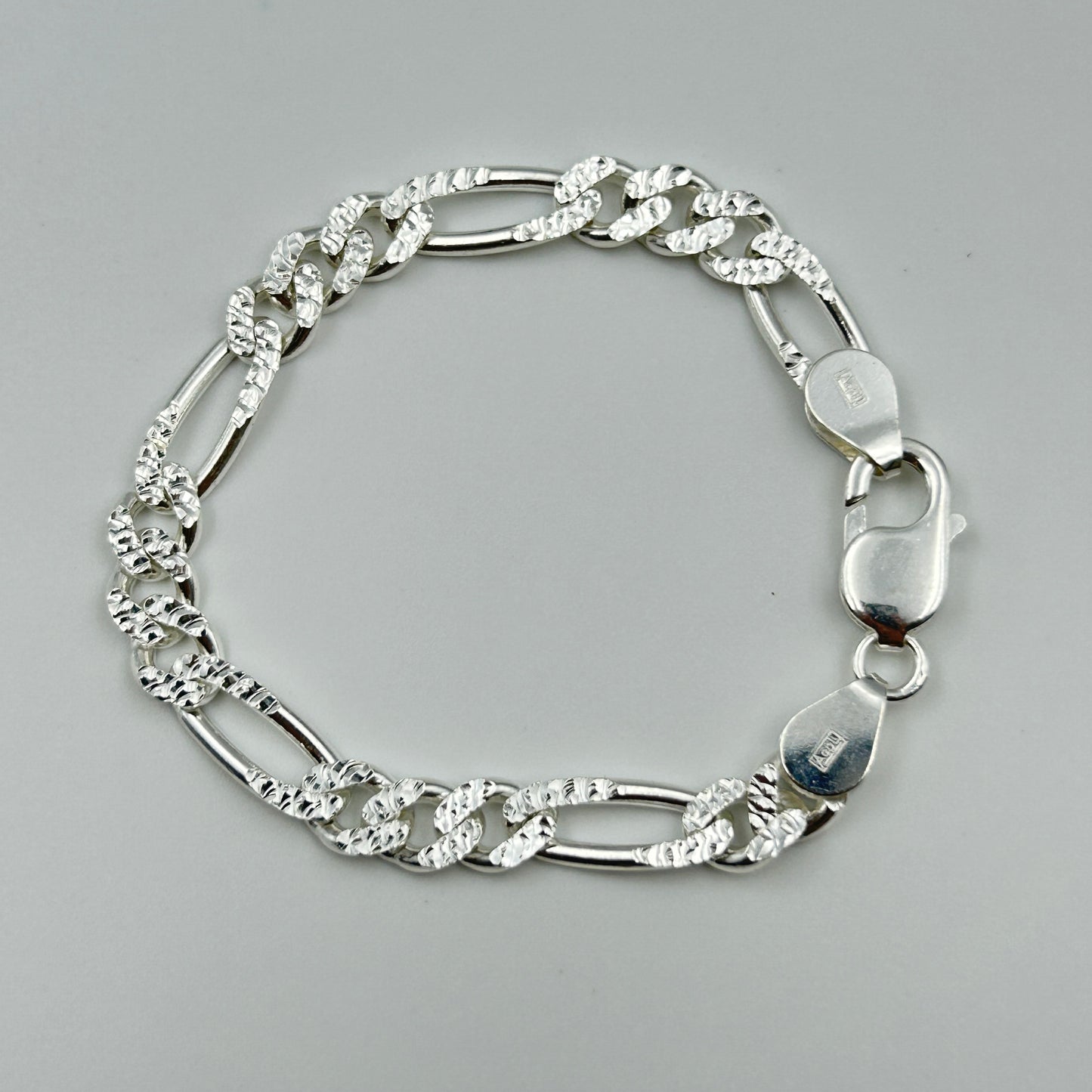 Men's Tennis Bracelet - Silver Bracelet