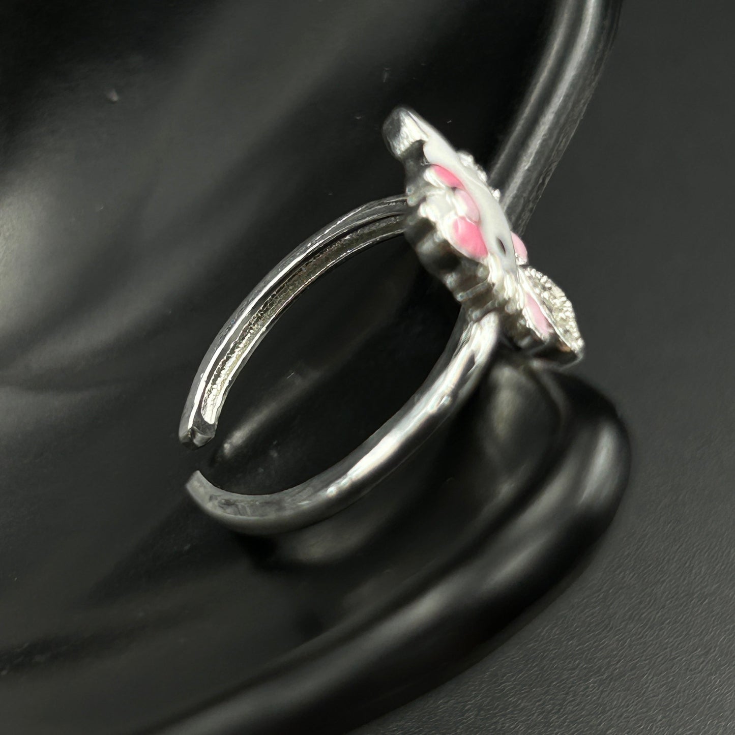 Kitty Ring - Silver Adjustable Ring
