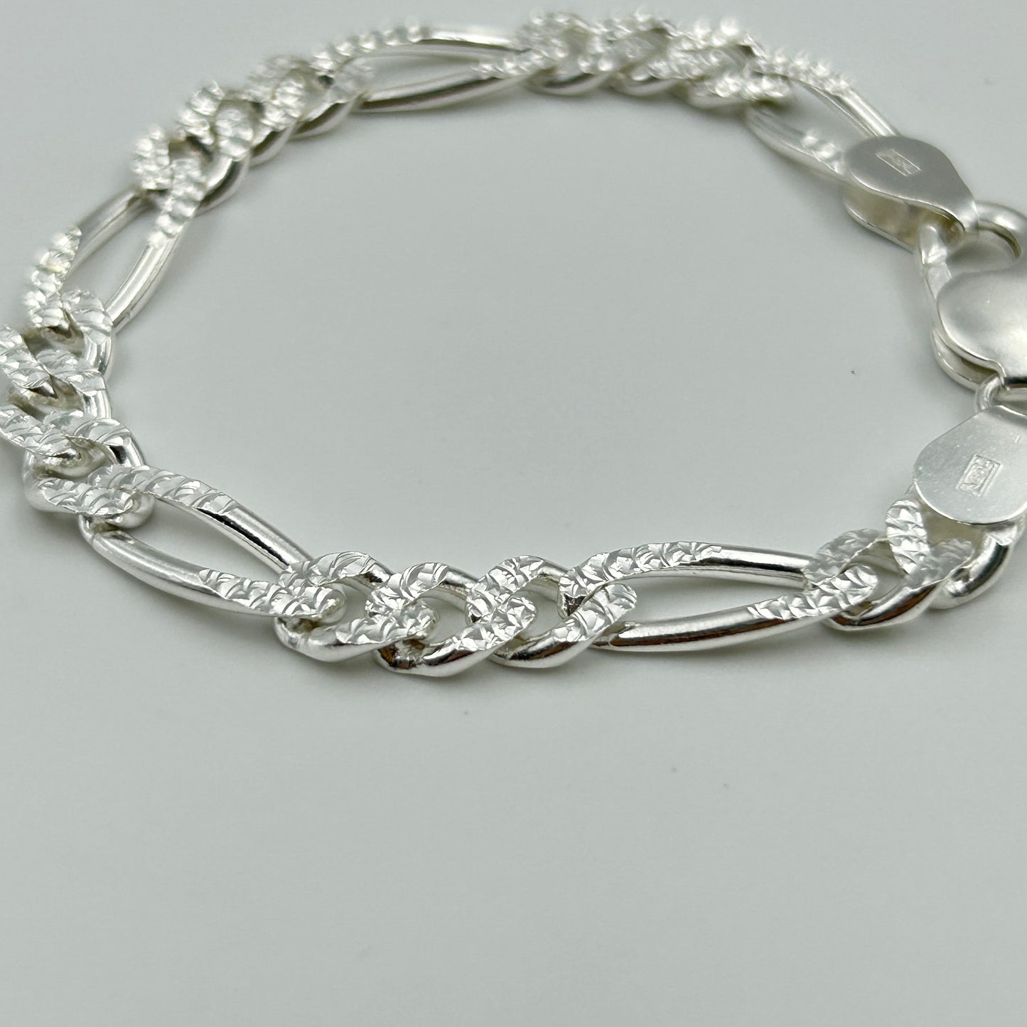 Men's Tennis Bracelet - Silver Bracelet