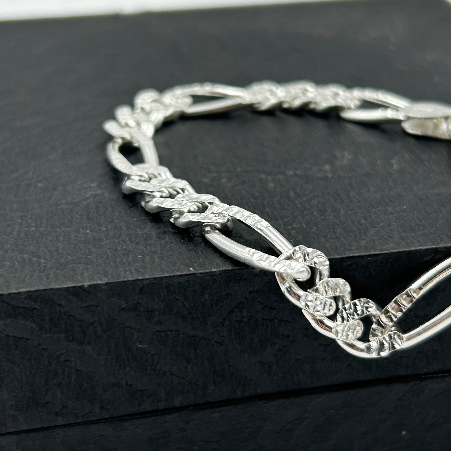 Men's Tennis Bracelet - Silver Bracelet