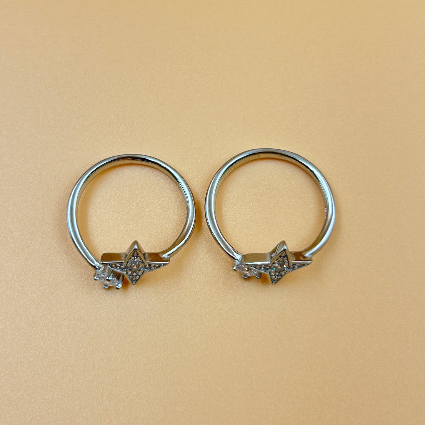 Silver Star Toe Ring