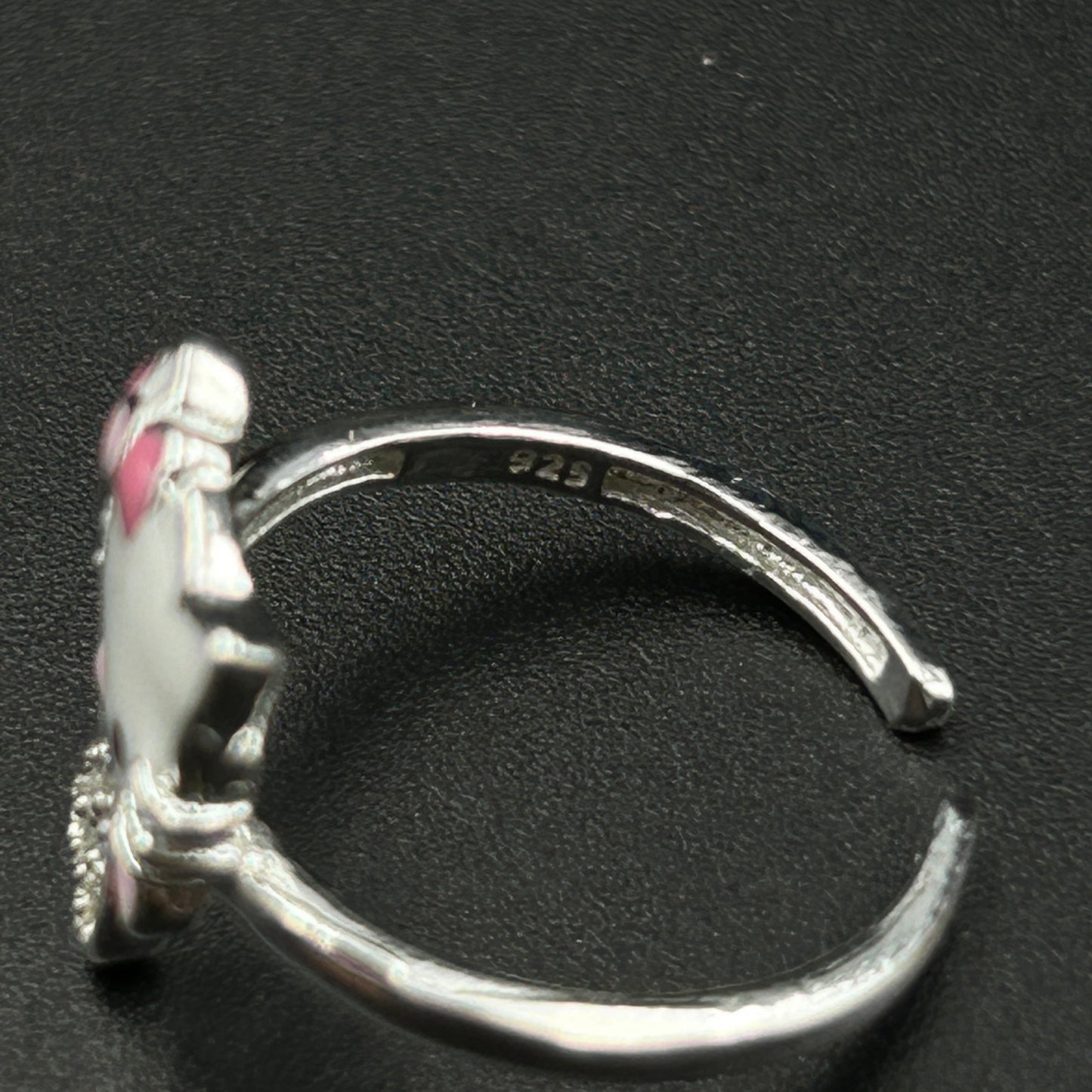 Kitty Ring - Silver Adjustable Ring