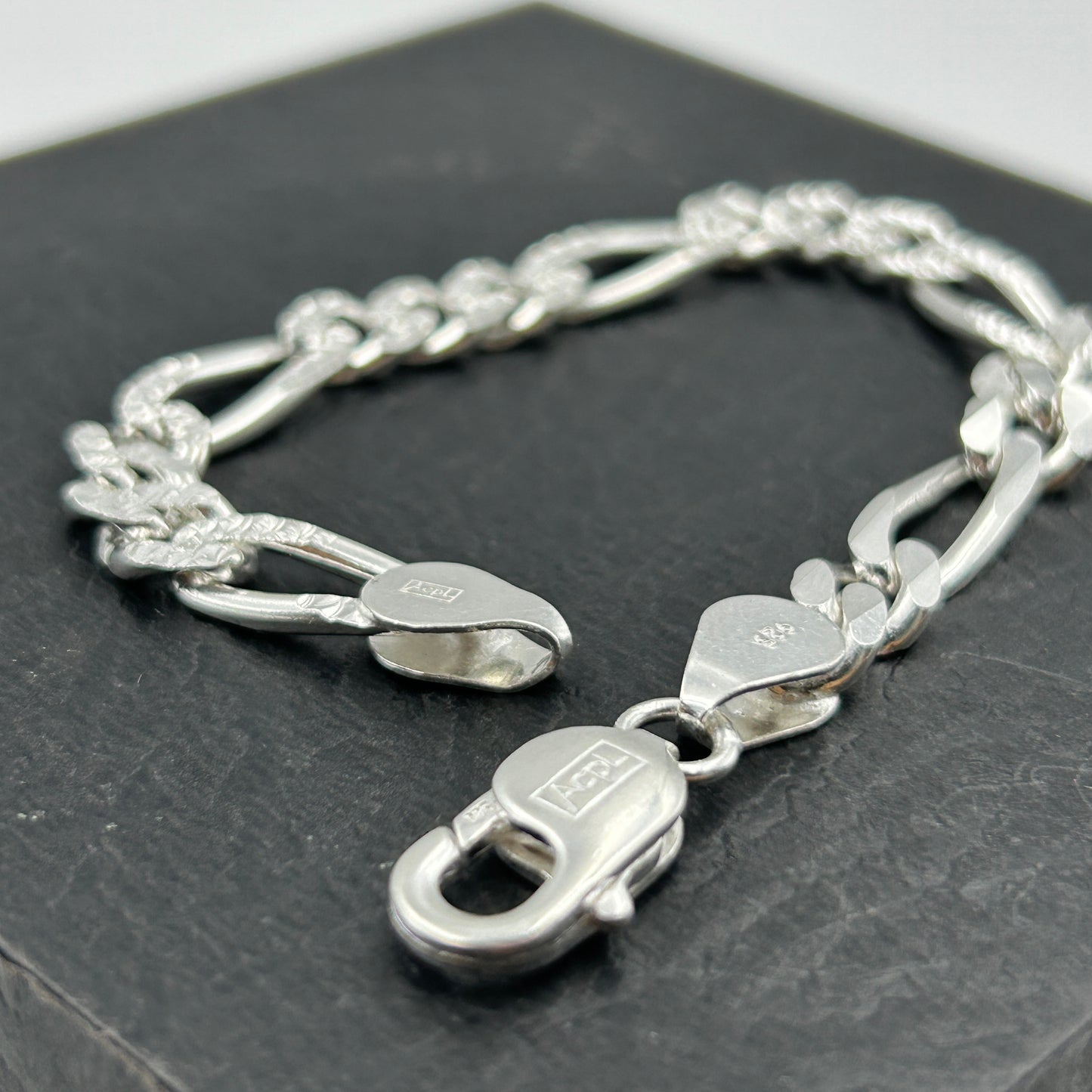 Men's Tennis Bracelet - Silver Bracelet