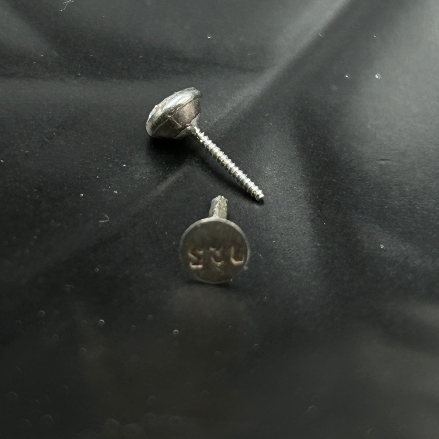 Bezel Cut Diamond Nose Pin - Screw Back